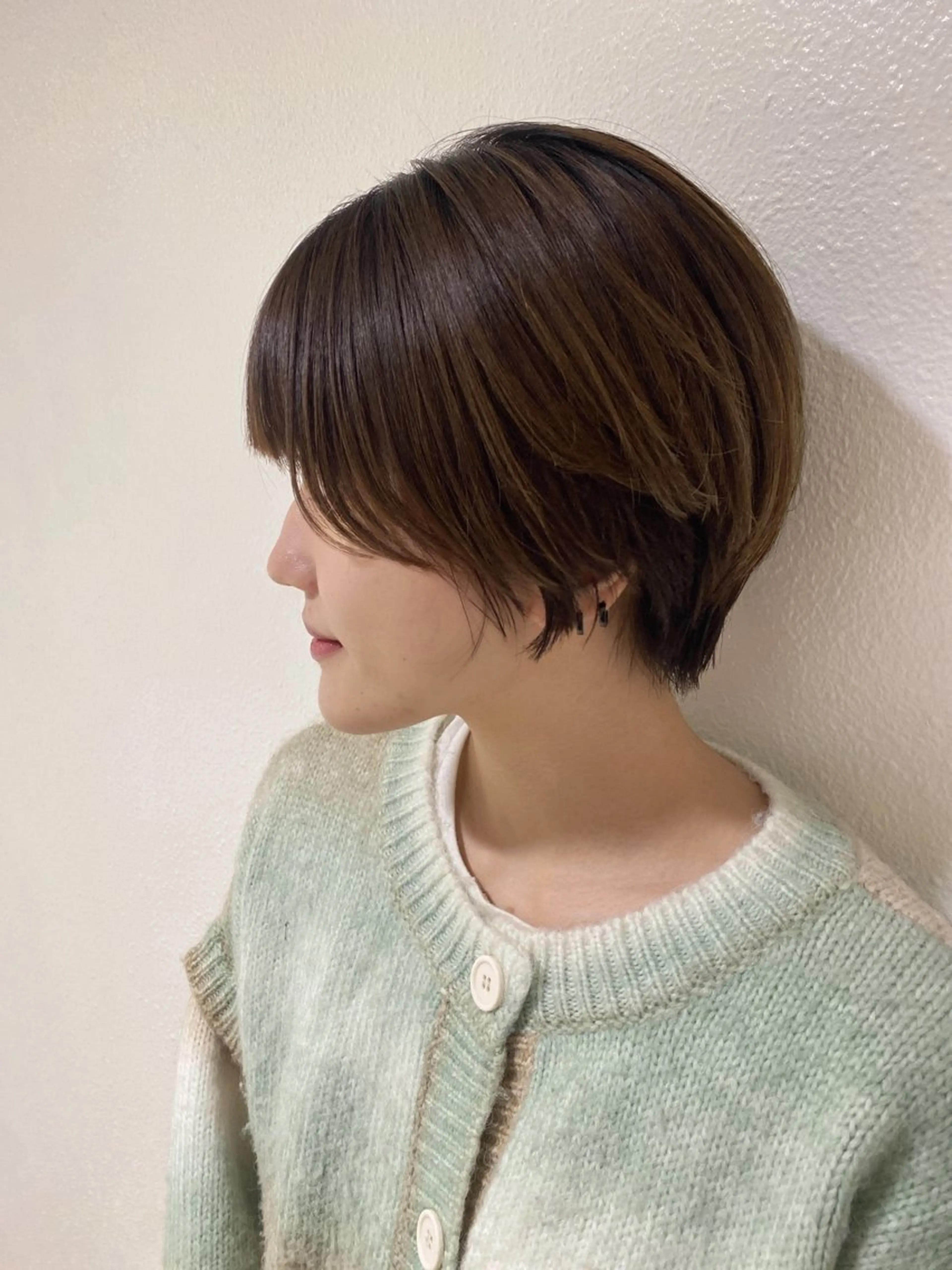 ショート 丸みショート ショートヘア 小顔カット FACE-T所属・ボブカット/ パーマARAI🫧のヘアスタイル