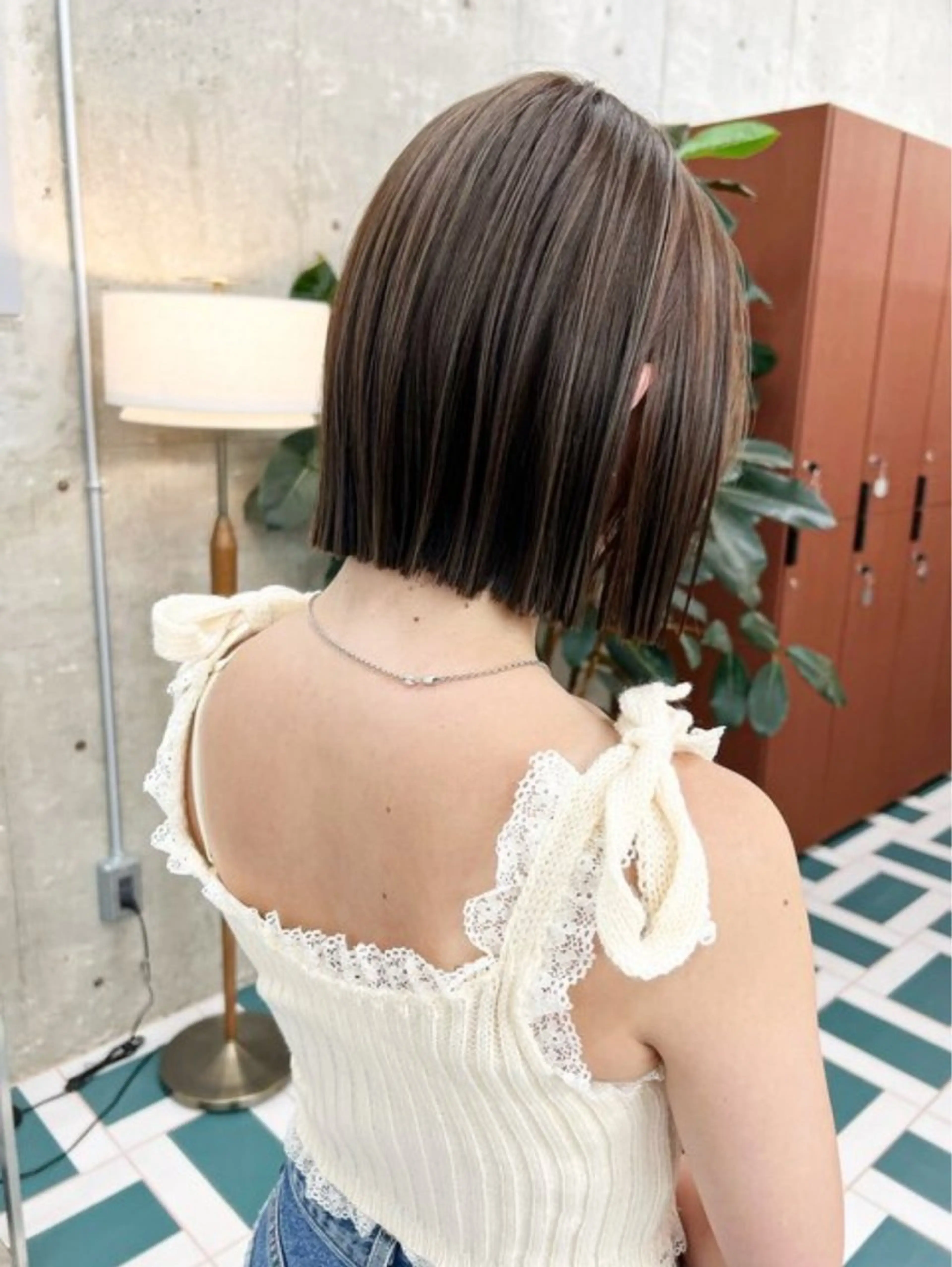 ミディアム カット 木村 宙奈のヘアスタイル