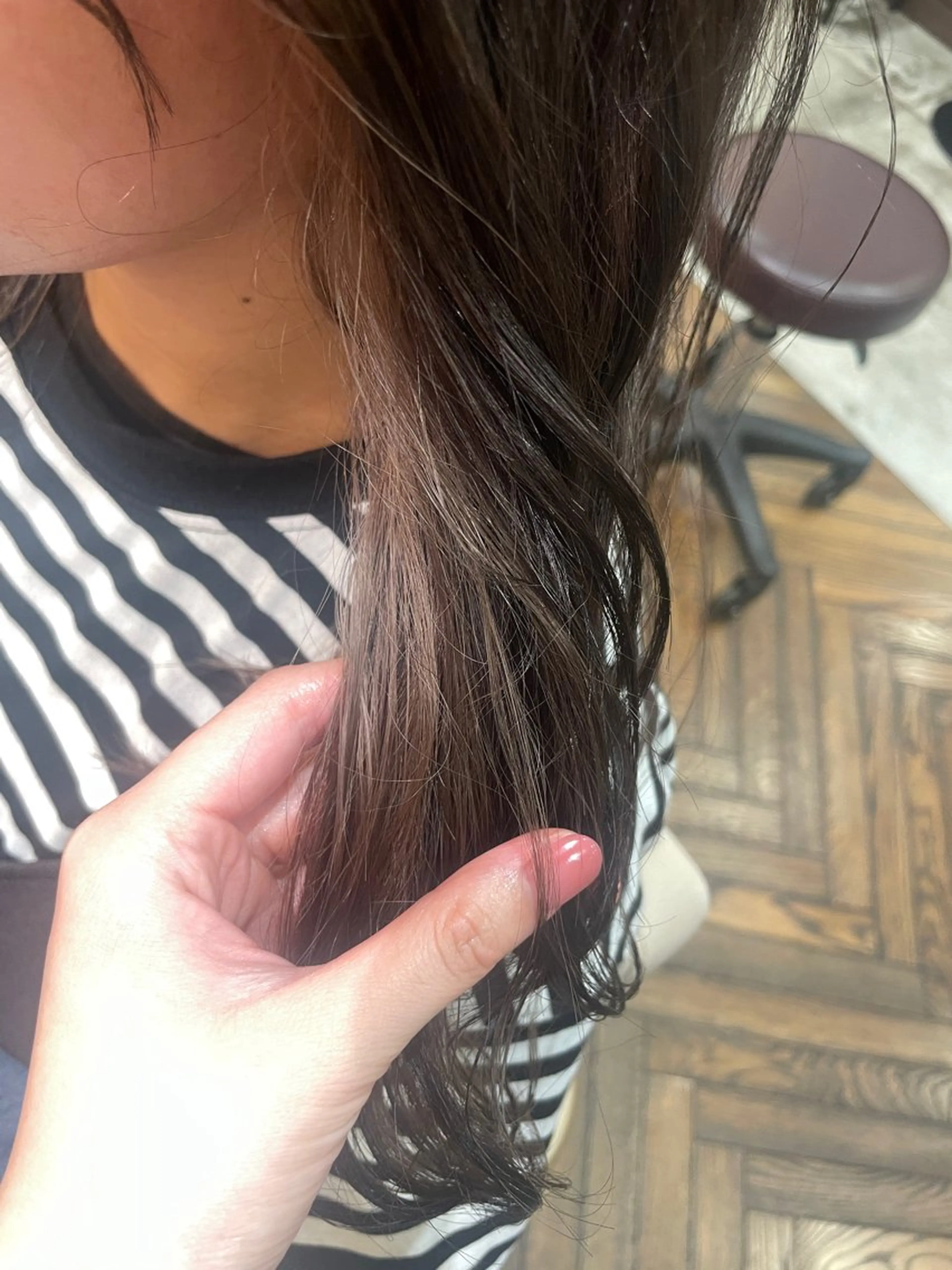 セミロング 韓国レイヤー/透明感 カラー/Harukiのヘアスタイル