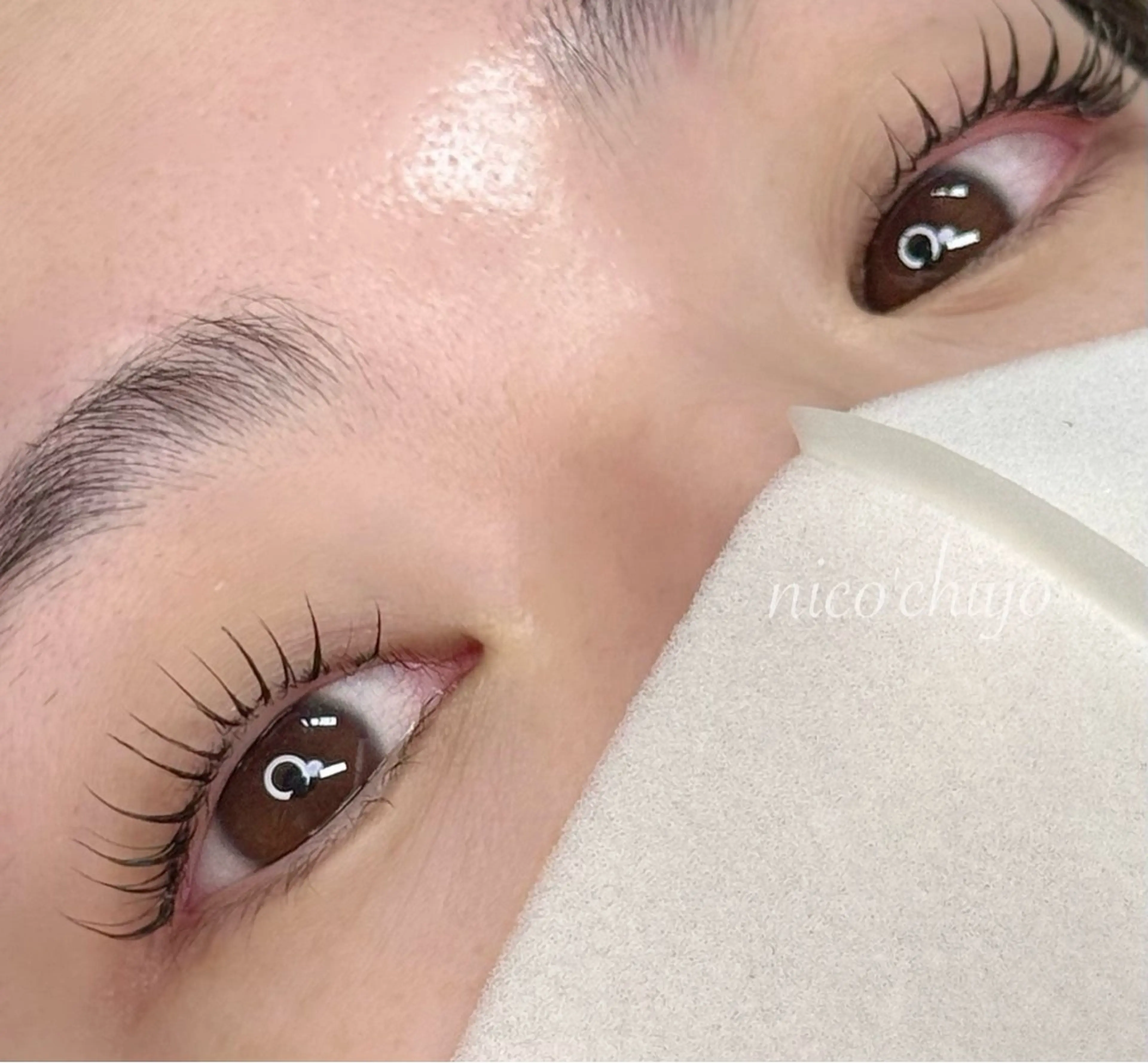 【エクパー】LEDマツエク80本×マツパの写真