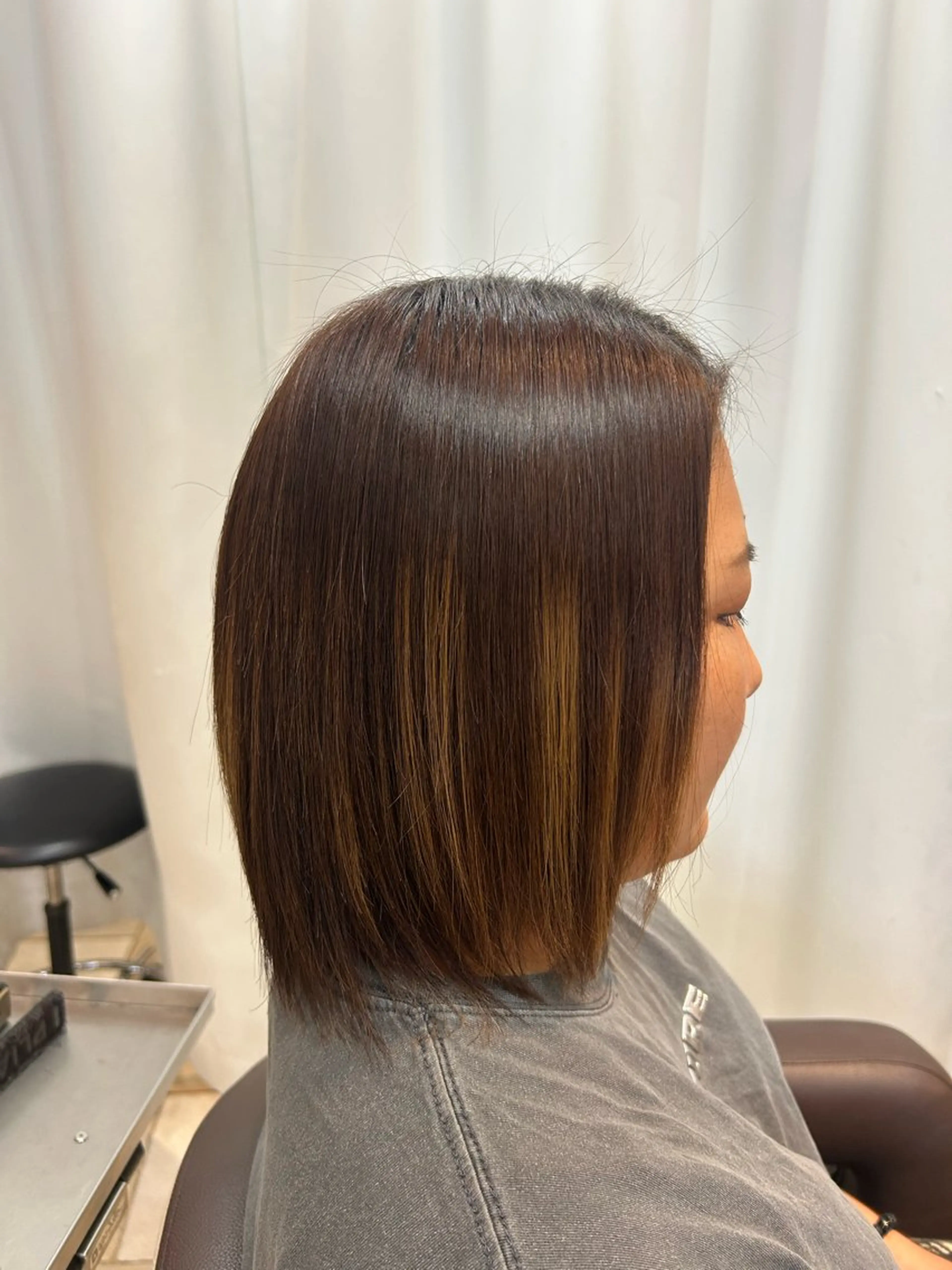 パーマ 縮毛矯正 脇野 真琴のヘアスタイル