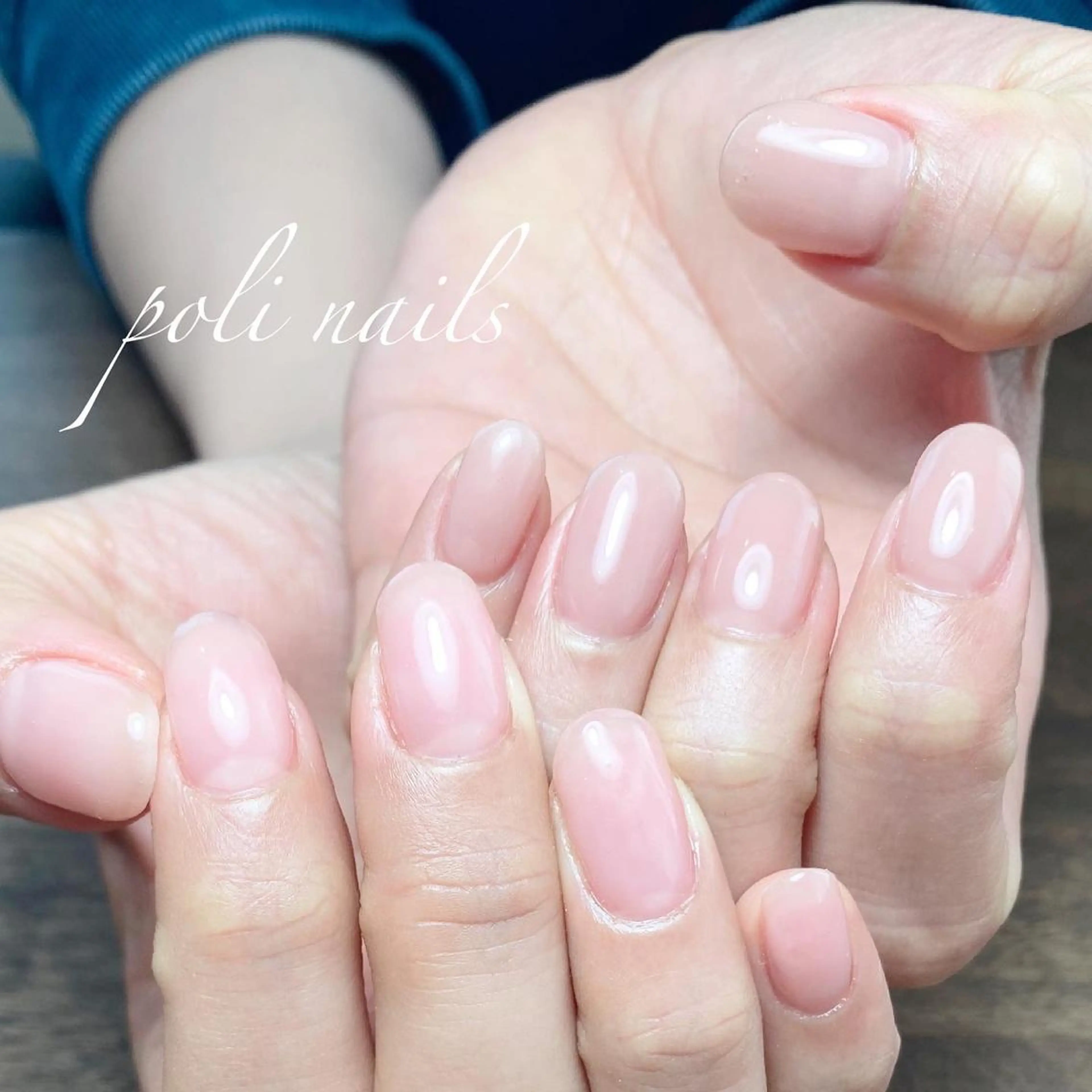 ネイル ワンカラーネイル poli nailsのネイルデザイン