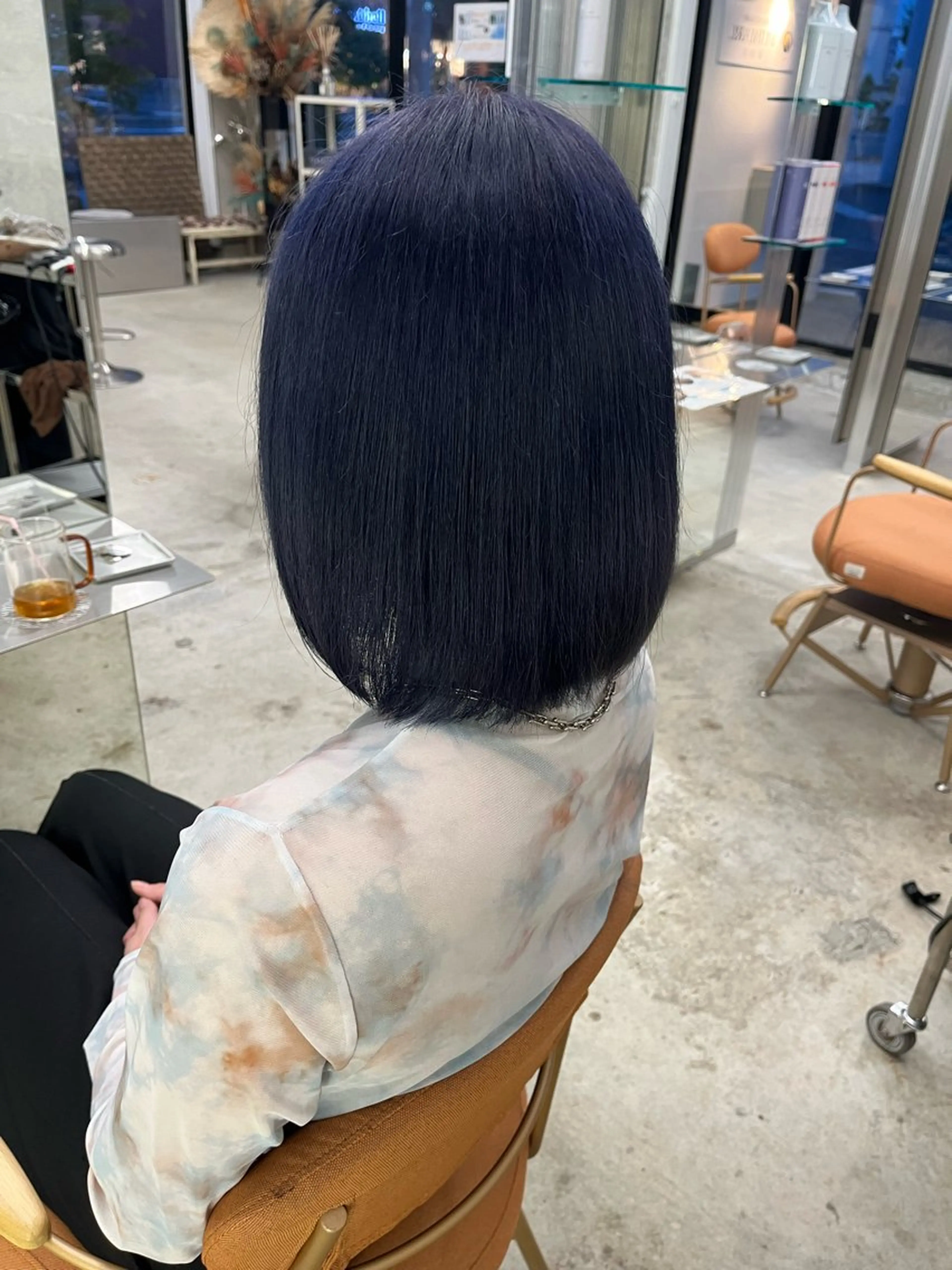 カラー ブルーカラー ブルーラベンダー ラベンダーカラー YUIMARL岡山店 YUNOKA🦋🫧のヘアスタイル