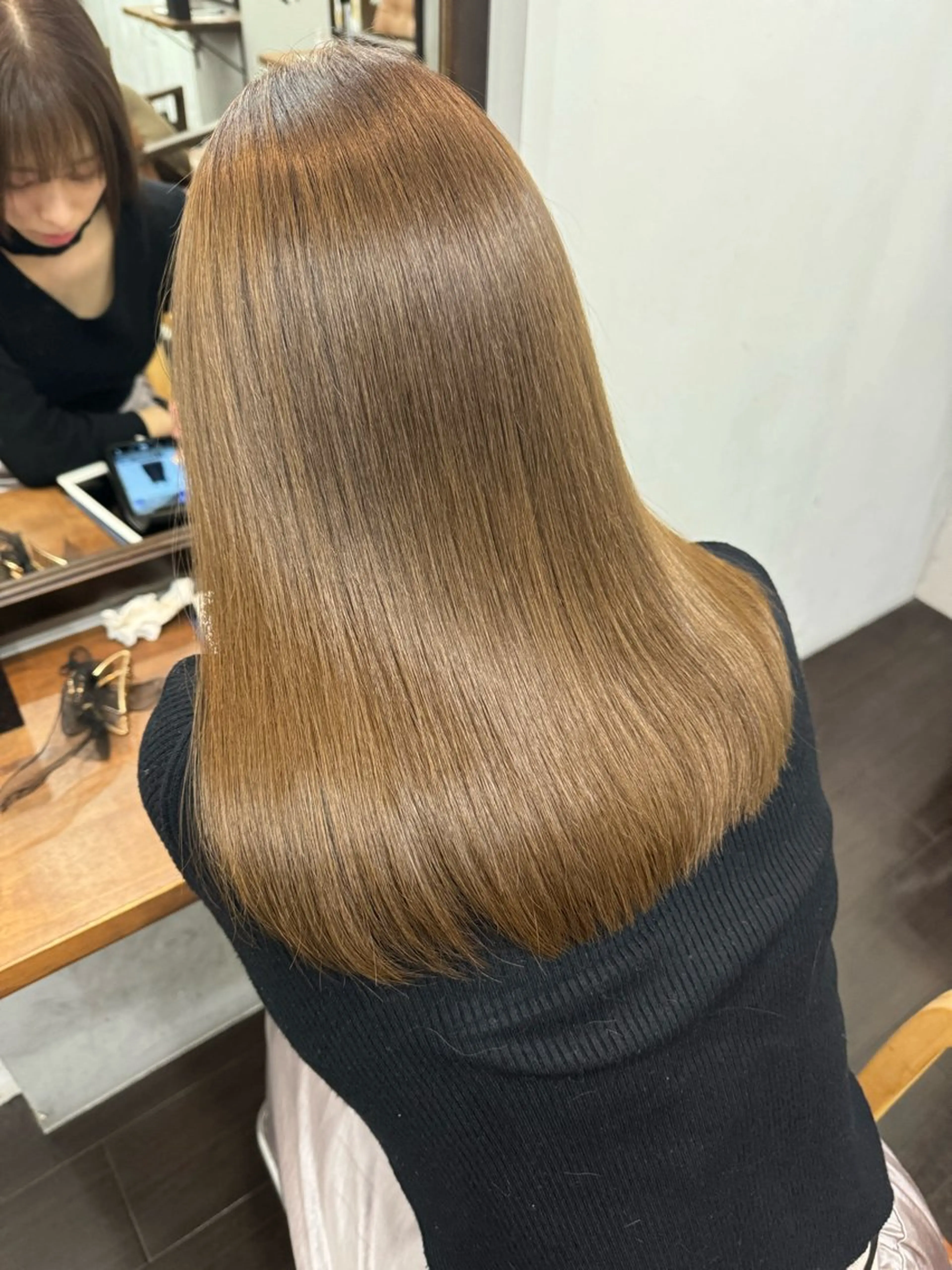 セミロング 髪質改善 トリートメント カット ヘアカラー トリートメント 🌷名駅／髪質改善 ヘアセット/モネ🌷のヘアスタイル