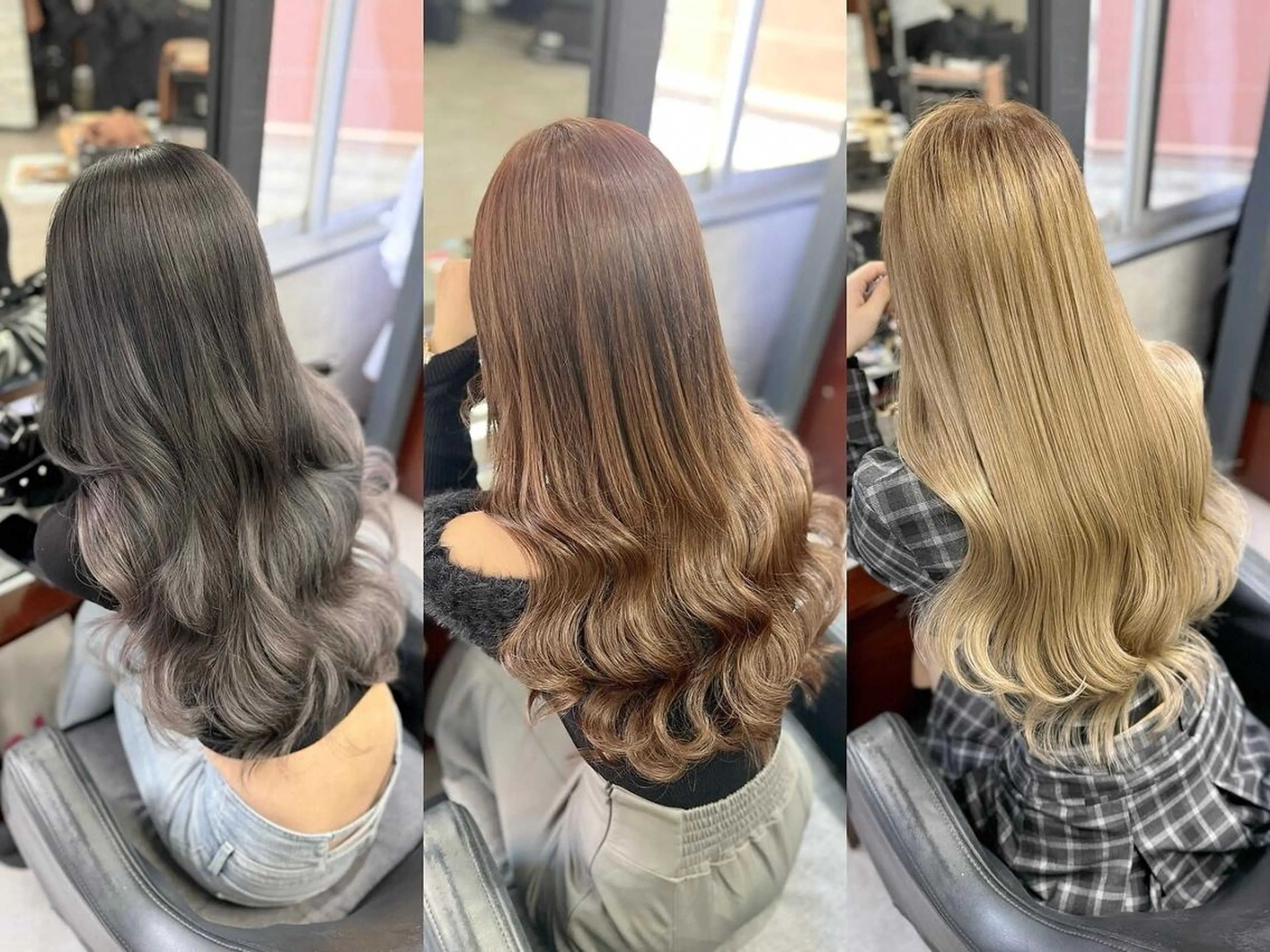 ロング ボブ エクステ ハイライト ウルフカット 💎馴染むエクステ ×カラーTOMO💎のヘアスタイル