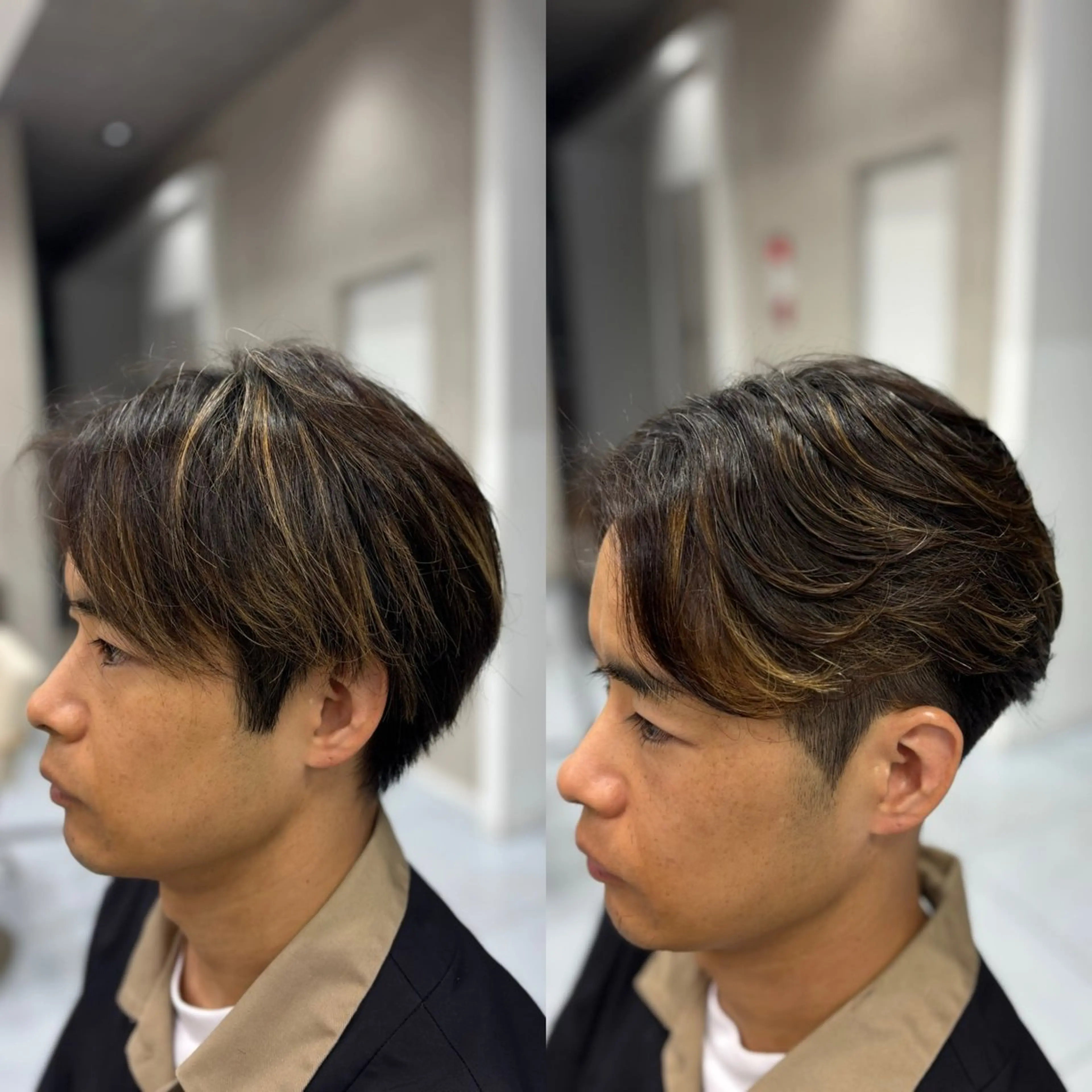 ショート パーマ メンズ カット パーマ メンズ特化韓国風 パーマスタイル/りんのヘアスタイル