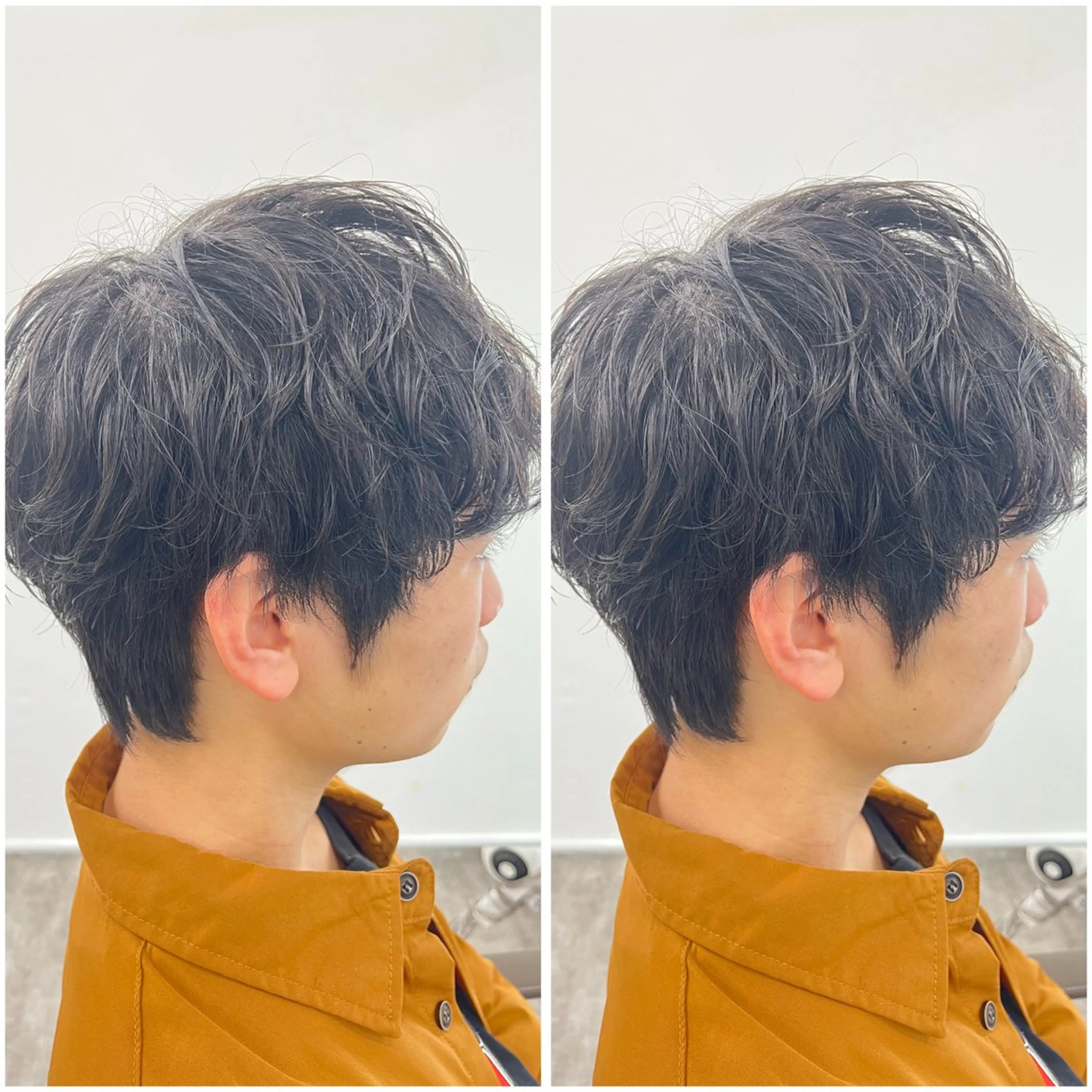 【🔥イメチェン人気】　📌波巻き・ツイストOK！メンズパーマ＋カット💰¥10350​〜​　　　【🎯モテ髪セット込】の写真