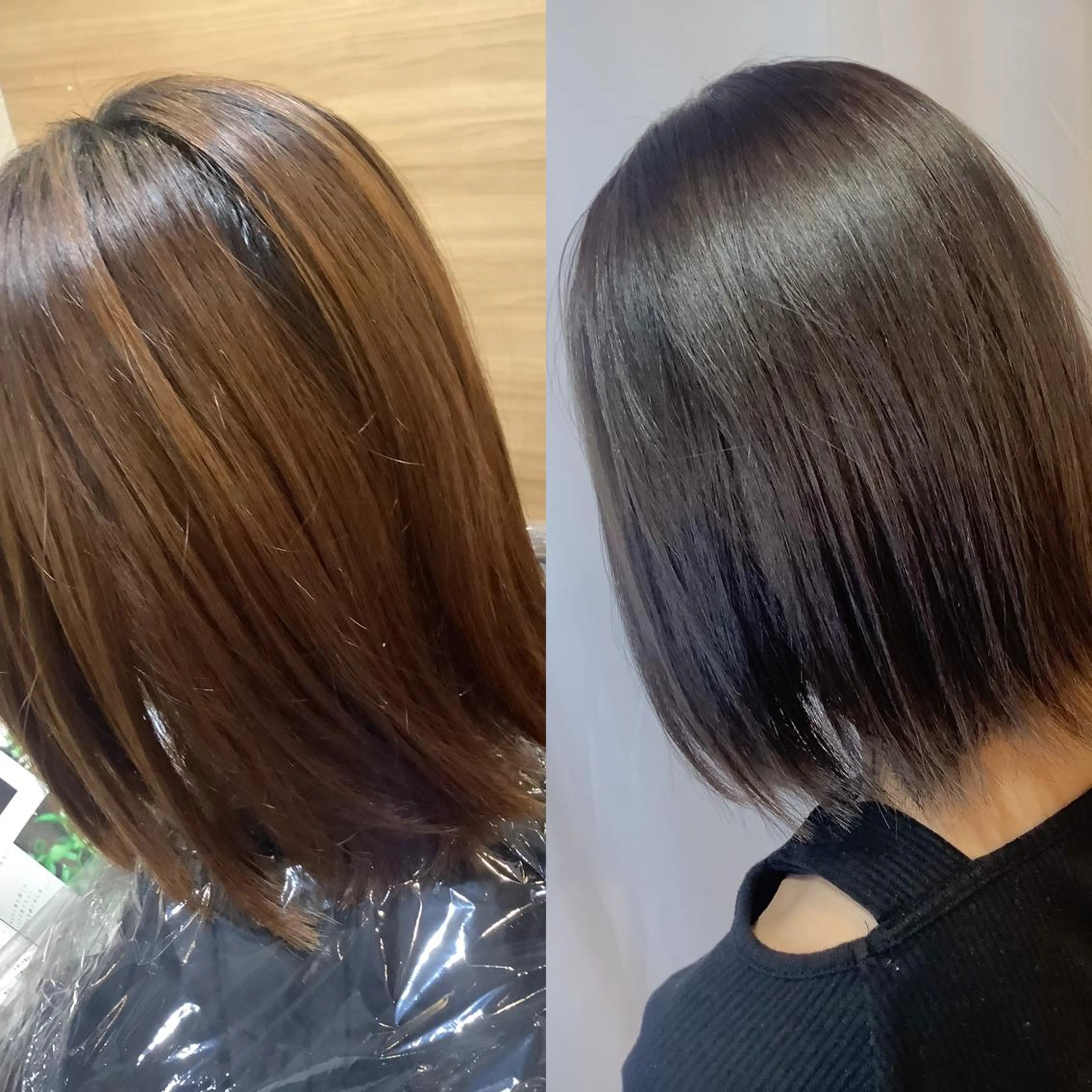 カラー ブリーチ グレージュ ブリーチなしカラー 稲田 全将のヘアスタイル