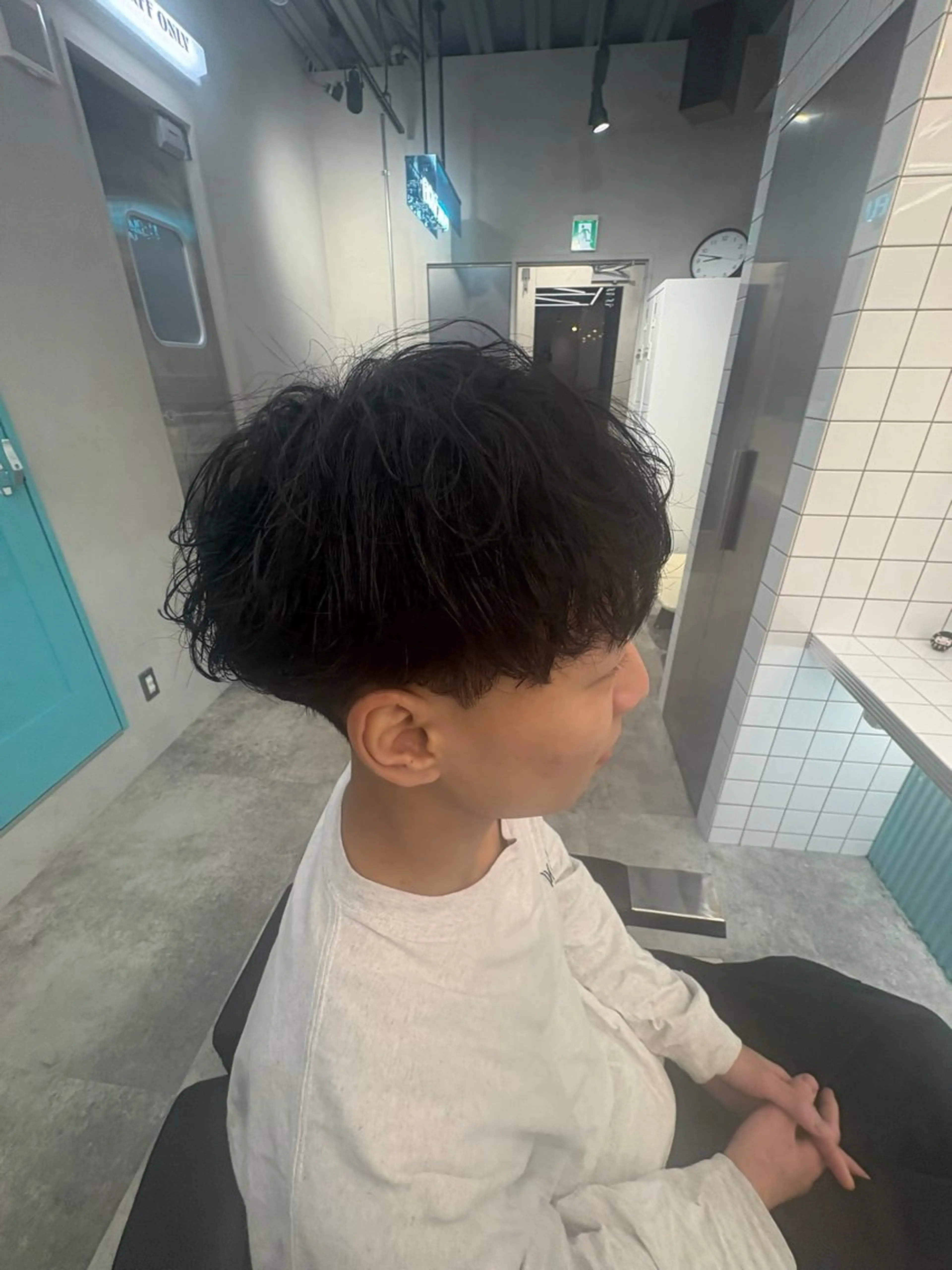 パーマ メンズ カット パーマ 👑駅近メンズサロン パーマ特化北千住👑のヘアスタイル