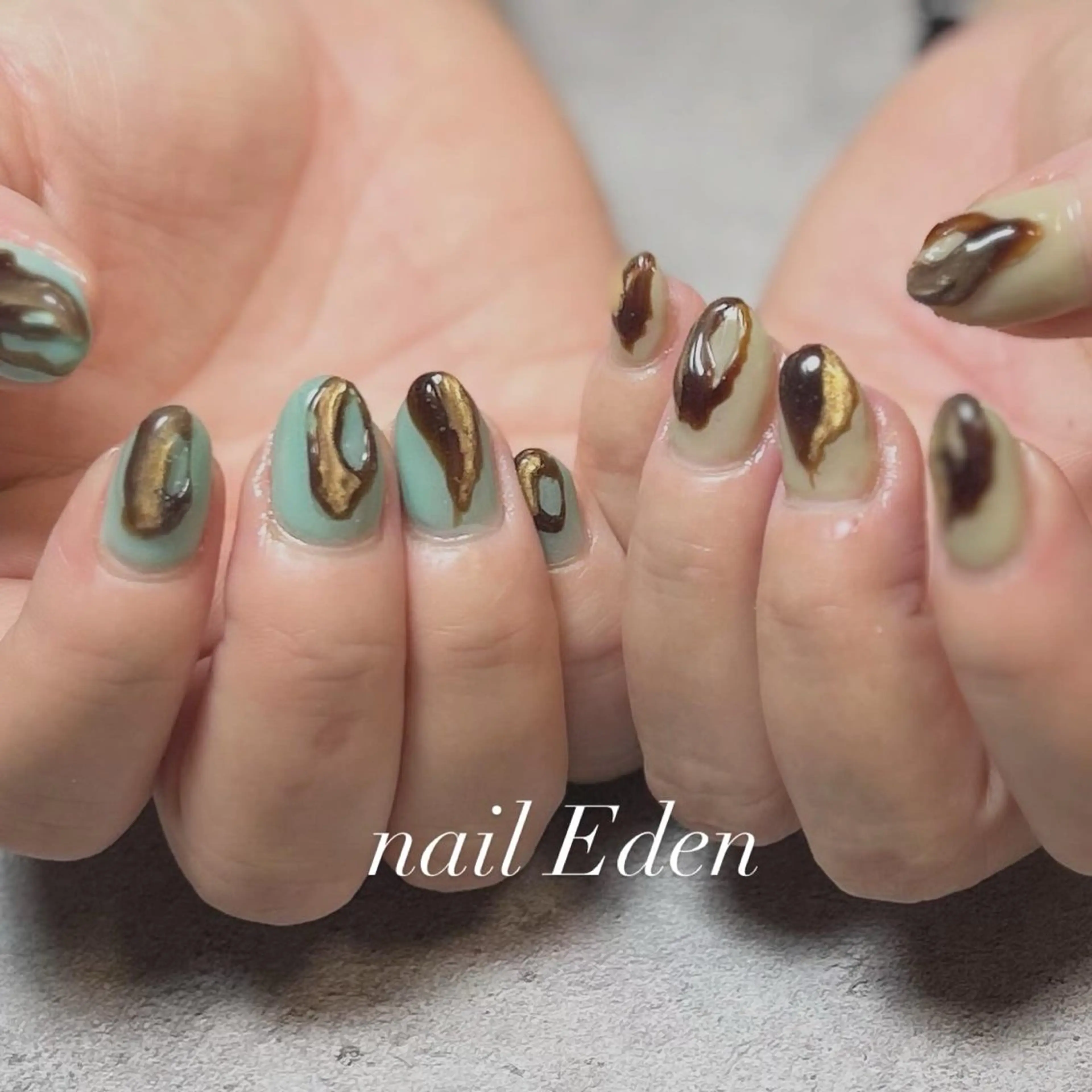 ネイル 持ち込み ハンドネイル ハンドケア Eden　private nail saron所属・Eden ♾️のネイルデザイン