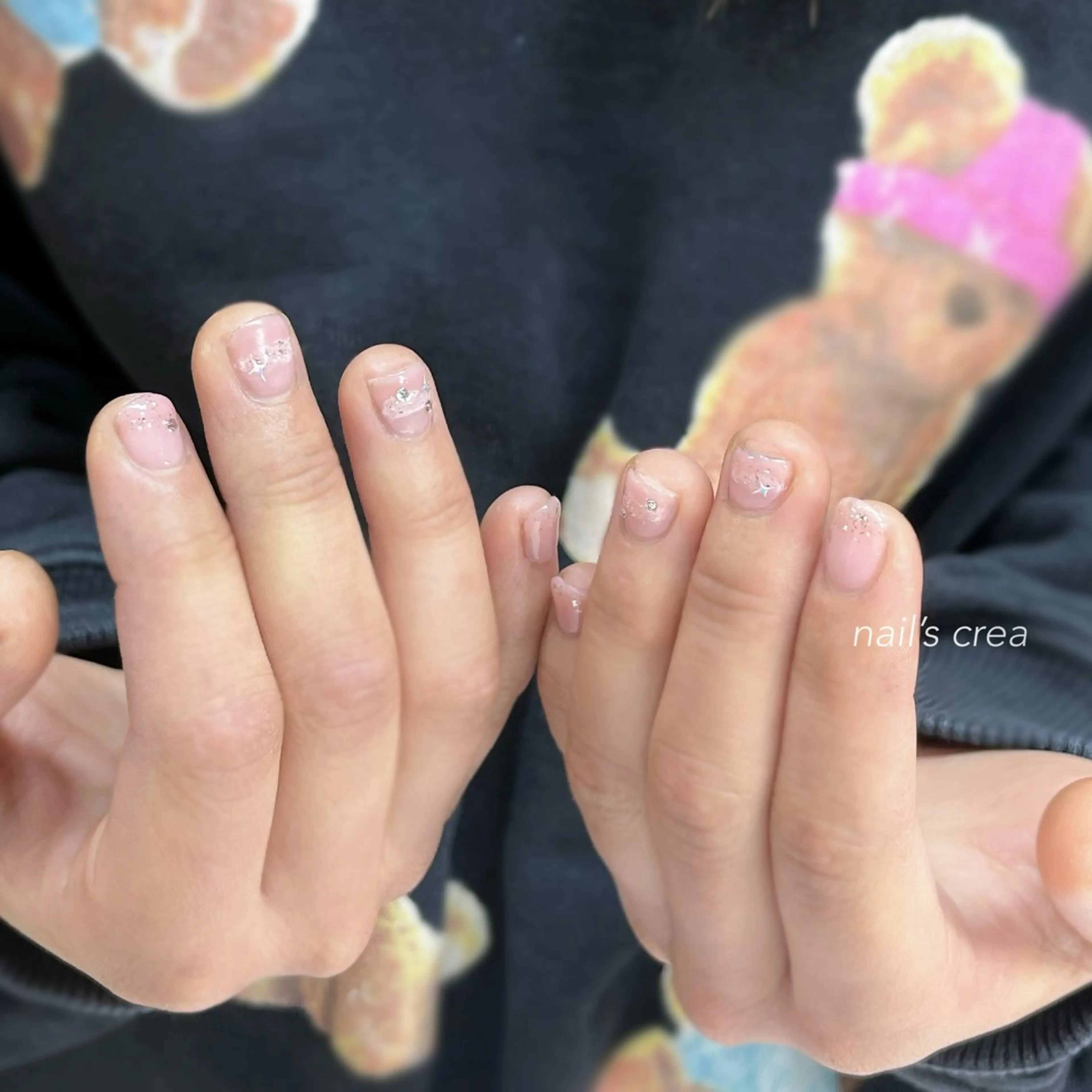 ネイル キラキラネイル ピンク ハンドネイル Nail’s Crea所属・ネイルズクレア Ayukaのネイルデザイン