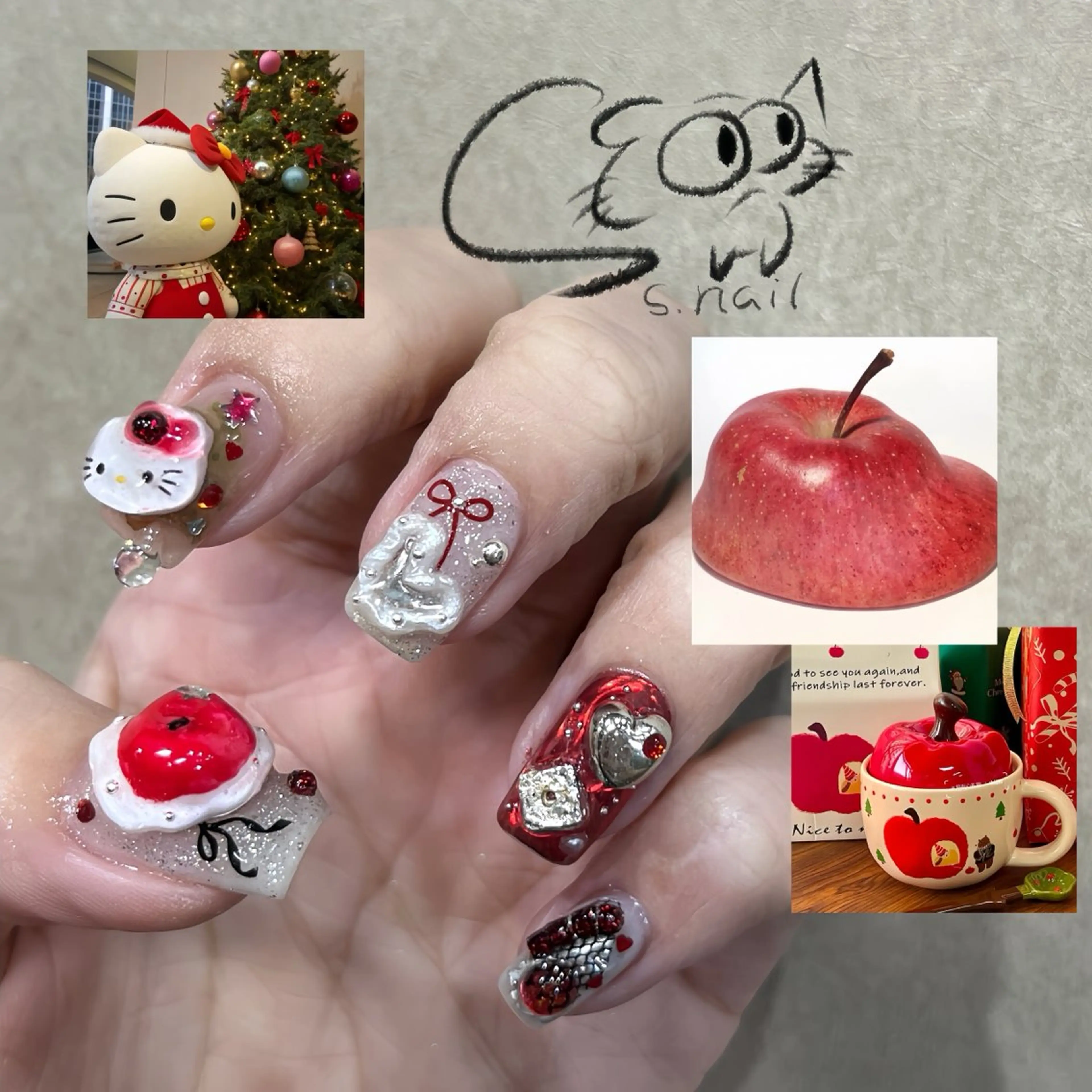 ネイル アートネイル チークネイル フレンチネイル グラデーション マグネットネイル ハンドネイル S.nail所属・S.nail _のネイルデザイン