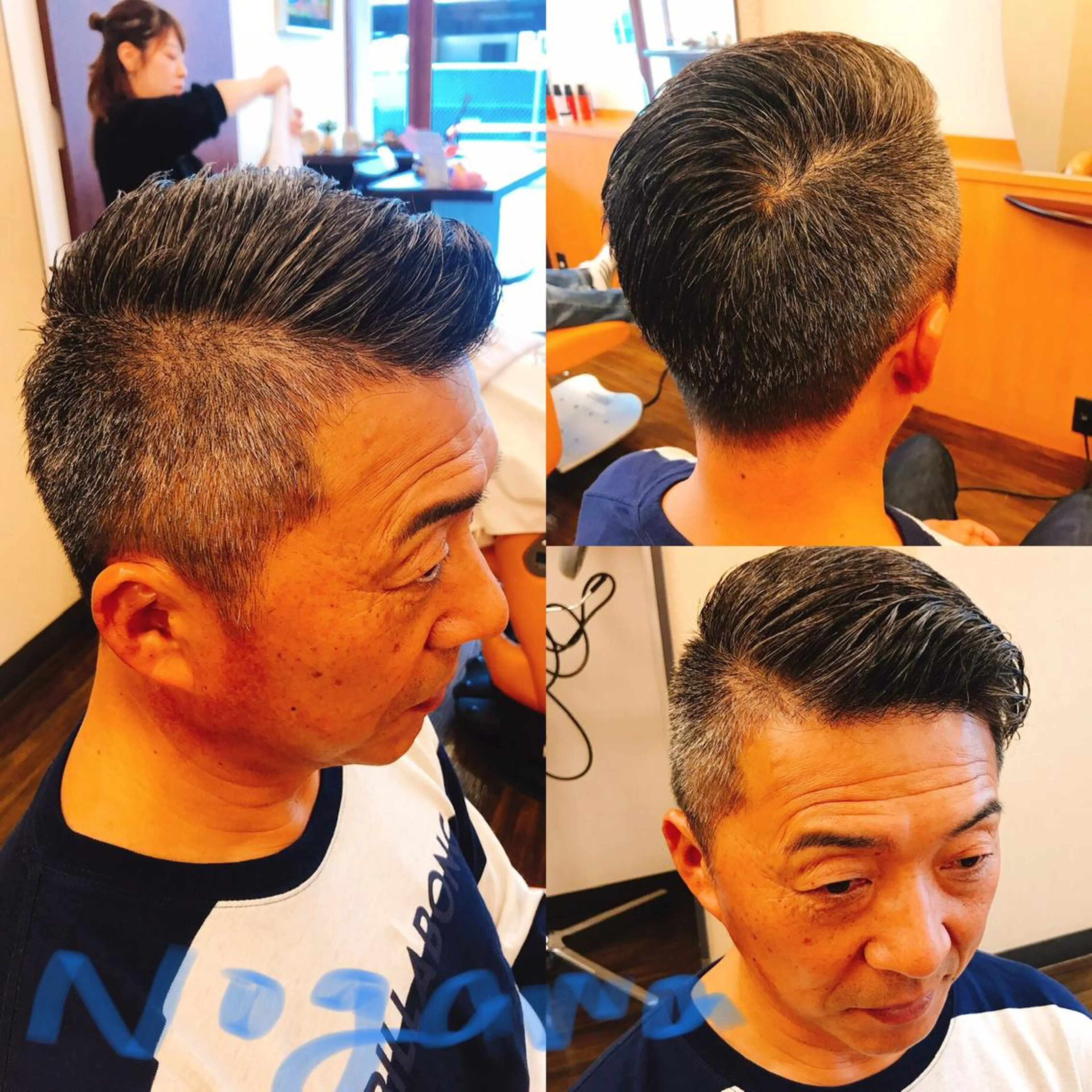 ショート プレミアムバーバー赤坂所属・野川 純麗のヘアスタイル