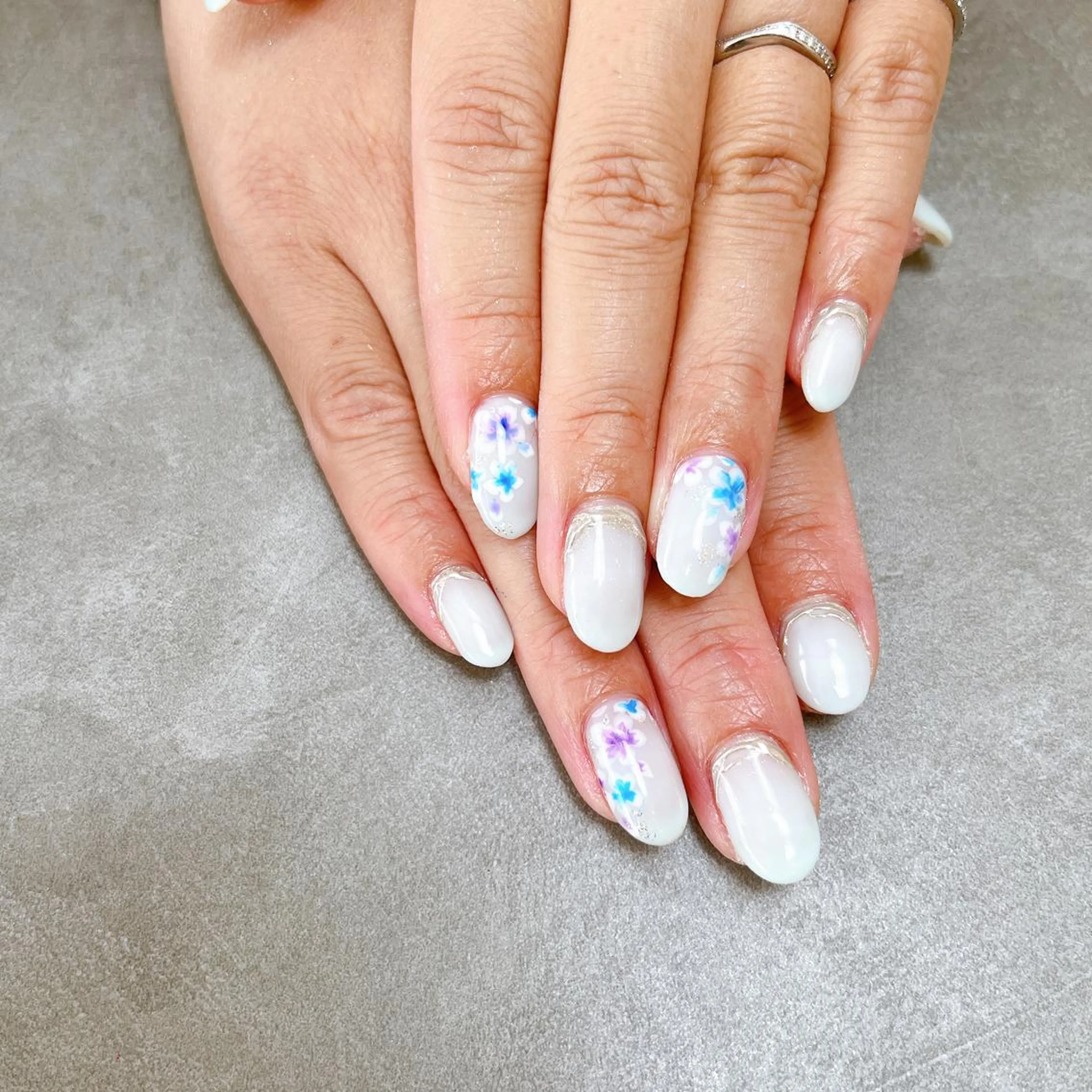 ネイル フラワーネイル nailsalon Graciaのネイルデザイン