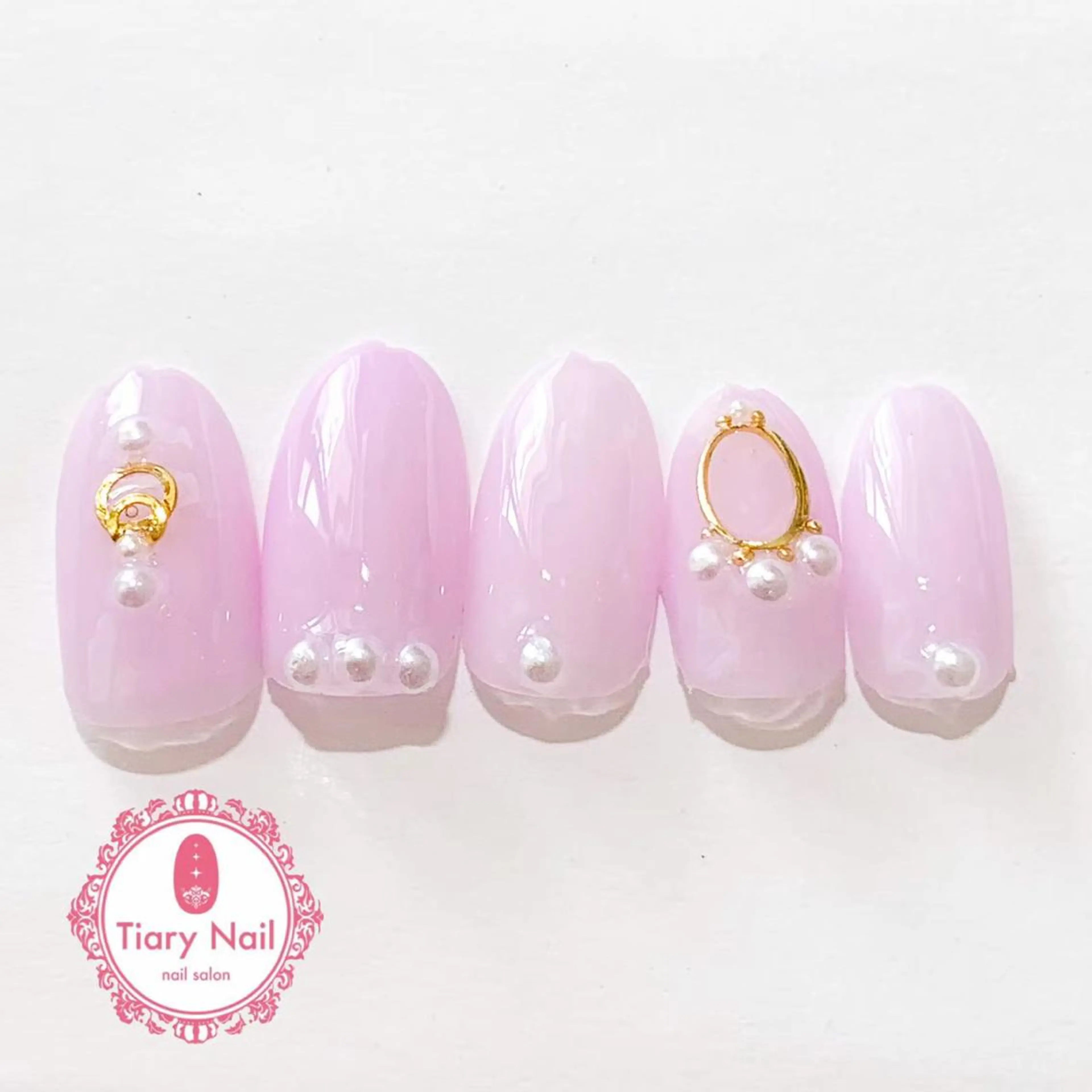 ネイル 桜ネイル 長さ出し オフィスネイル スカルプネイル シンプルネイル 💗🪽Tiary Nail🪽💗のネイルデザイン