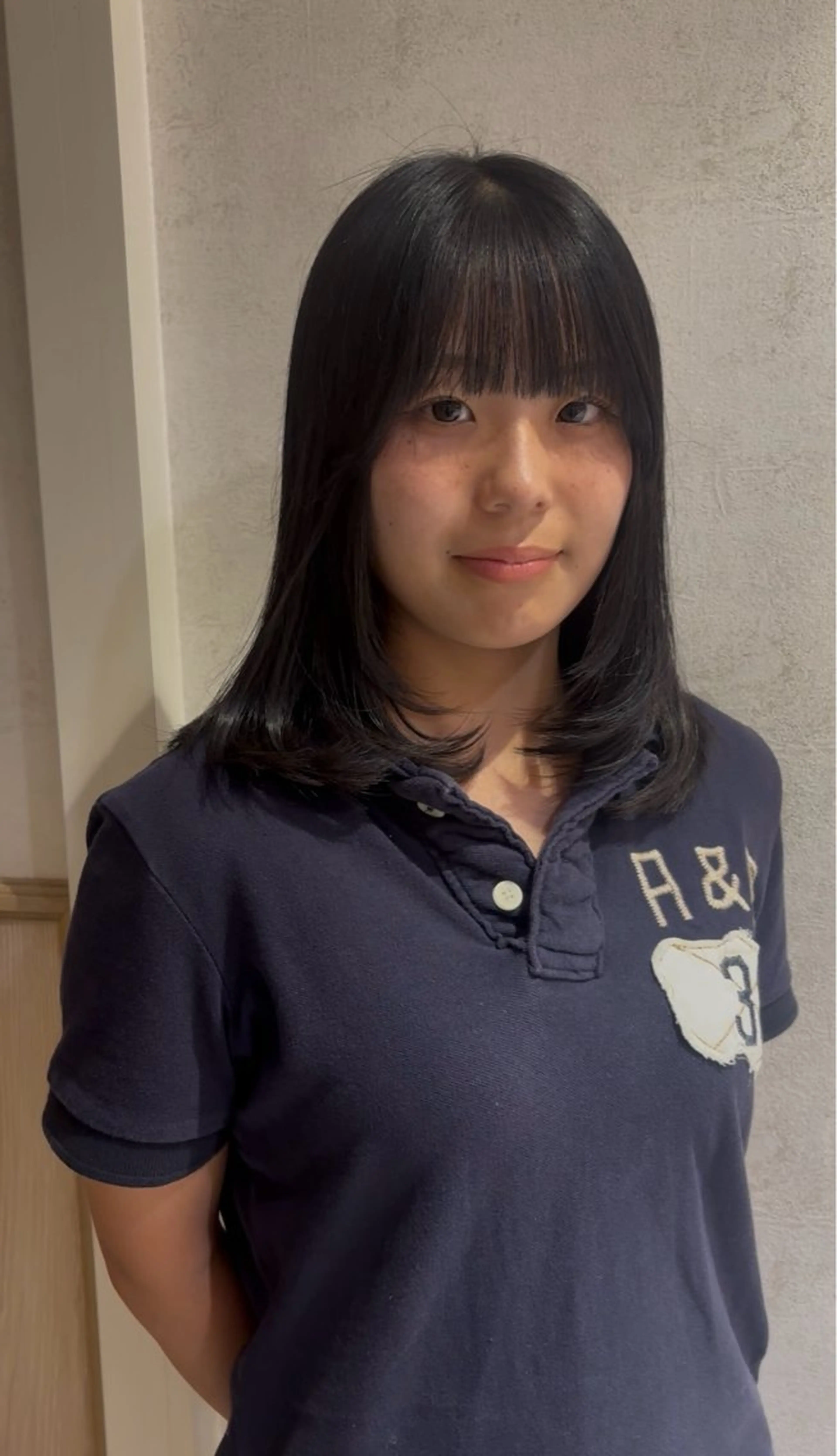 セミロング カット レイヤー/ベージュ/ Yurika🐝🌹のヘアスタイル