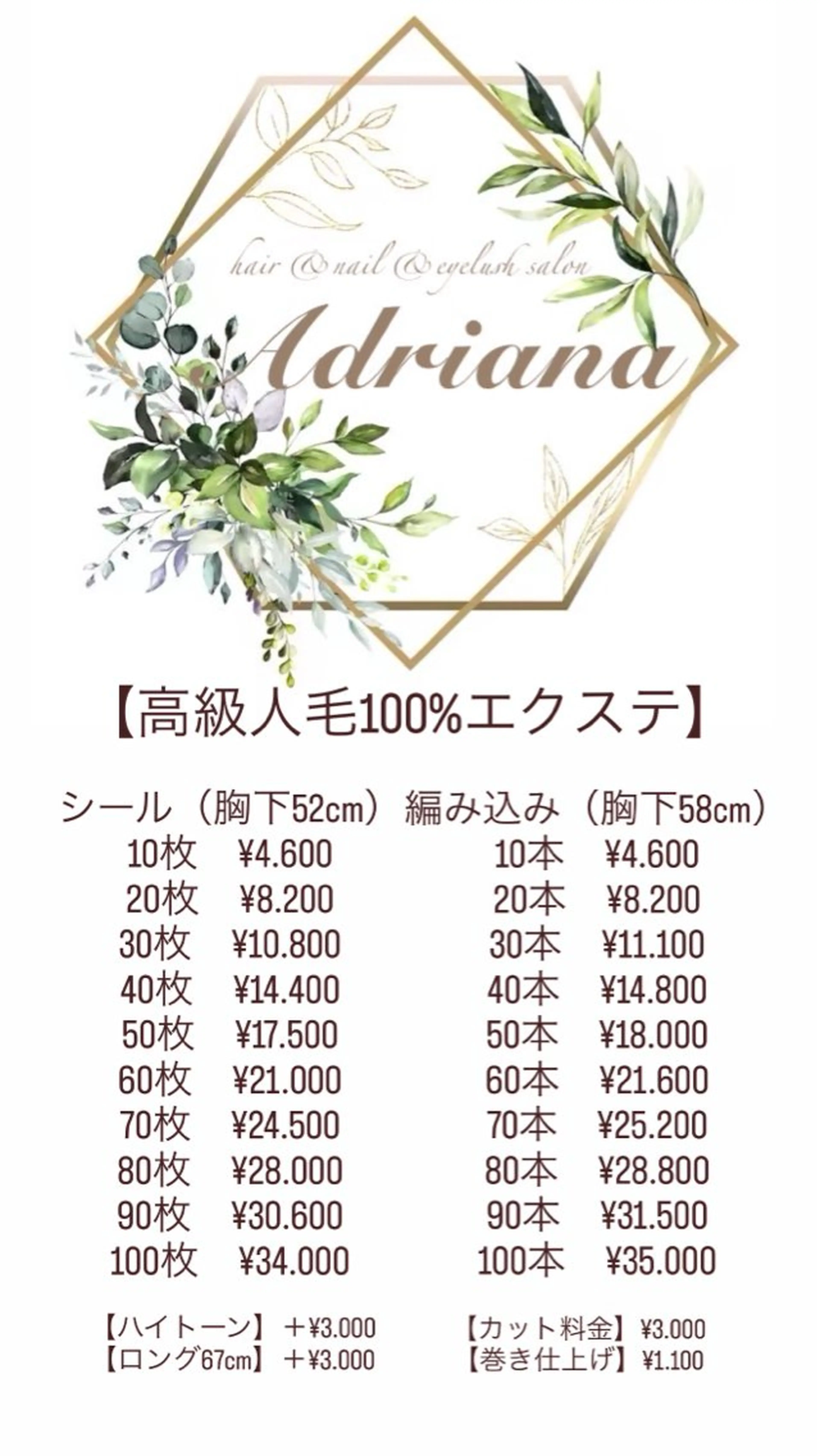 ロング ヘアアレンジ エクステ ADRIANA 【アドリアーナ】Kのその他イメージ