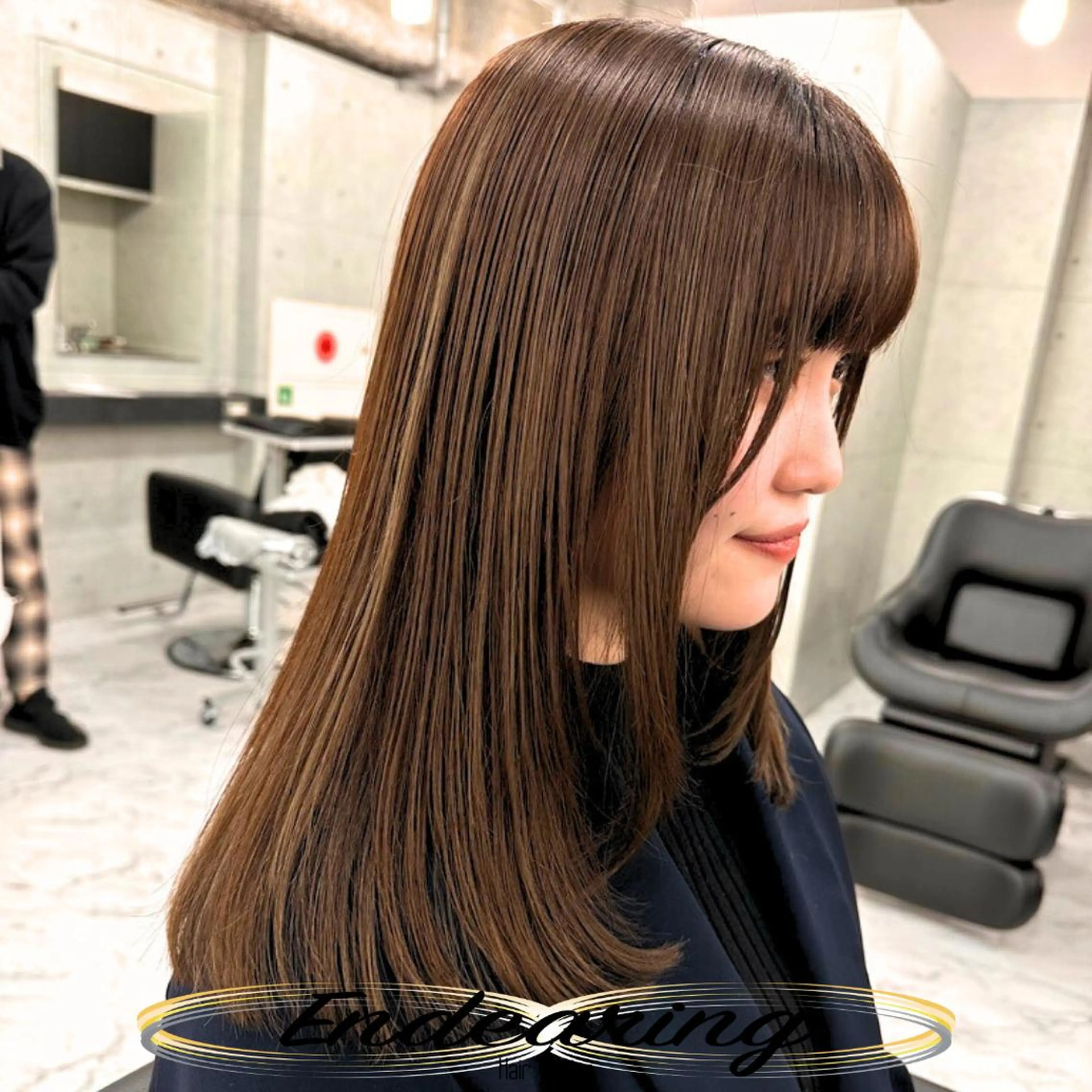 カラー ベージュカラー 透明感カラー ハイライトカラー カット ヘアカラー Endearing 銀座/レイヤーカットのヘアスタイル