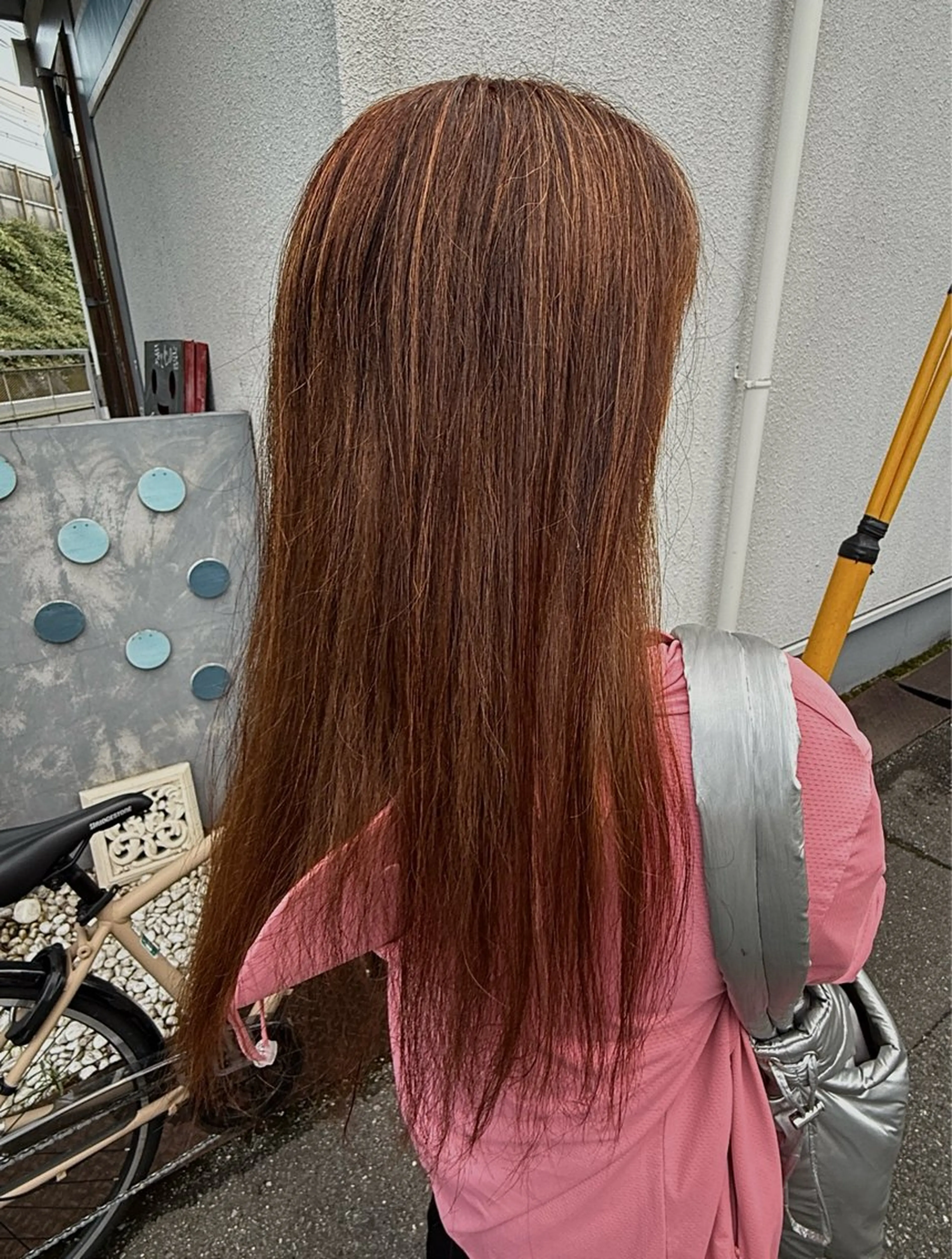 ロング カラー ヘアカラー 大立 七夏のヘアスタイル
