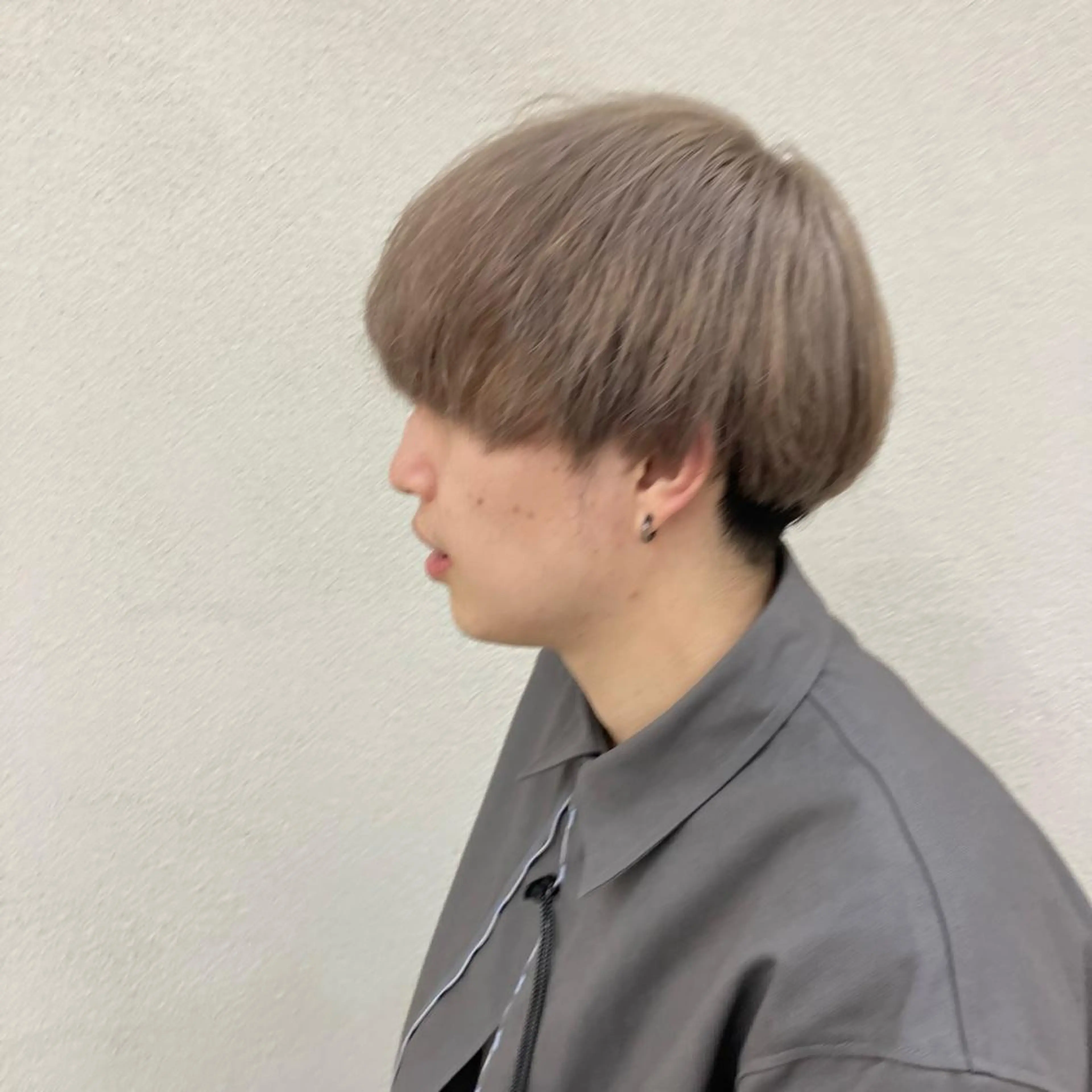 ショート メンズ マッシュ ツーブロック 刈り上げ 【縮毛矯正髪質改善】 中山健太のヘアスタイル