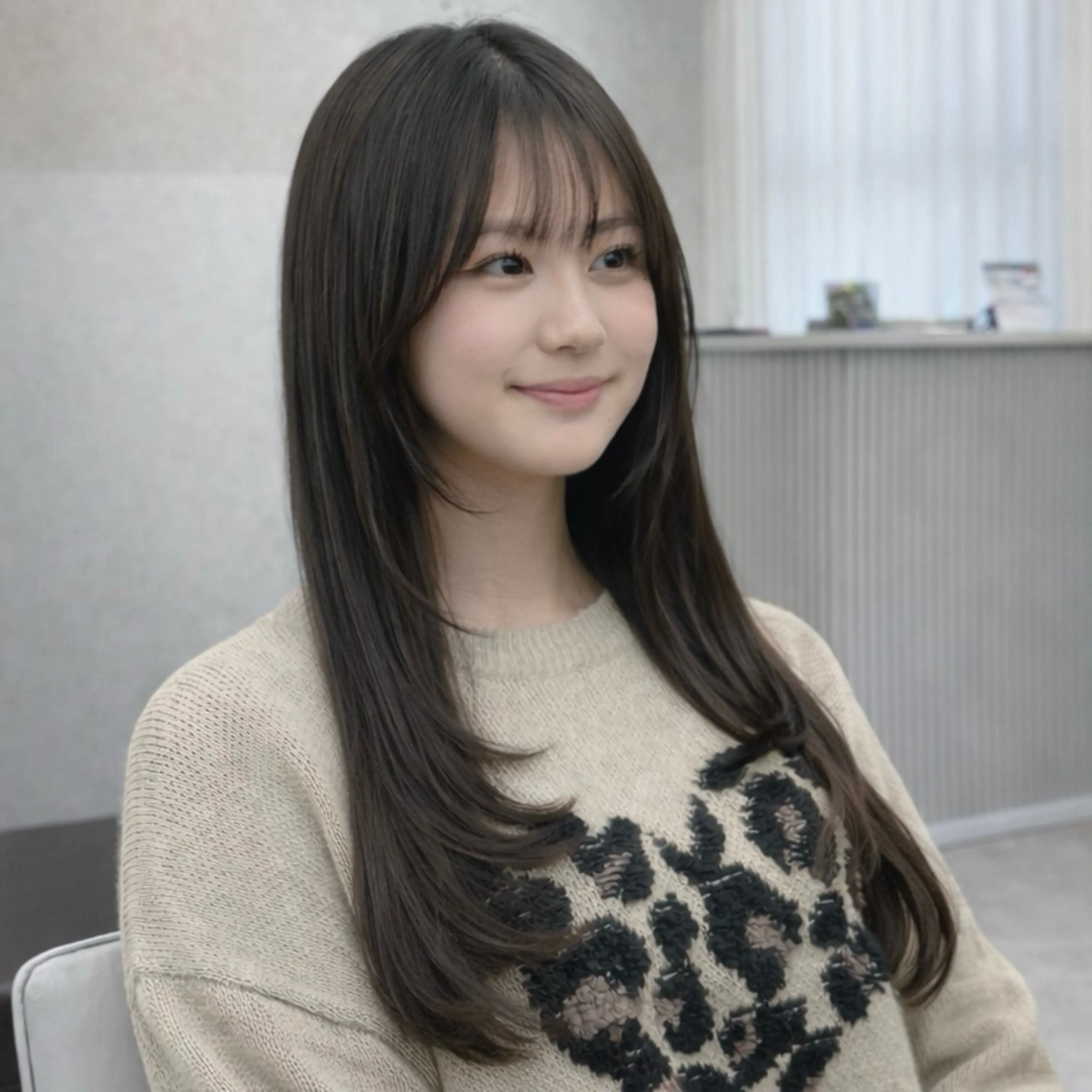 ロング カット トリートメント ✨韓国ヘア✨ レイヤー✂️鎌倉楓麻のヘアスタイル