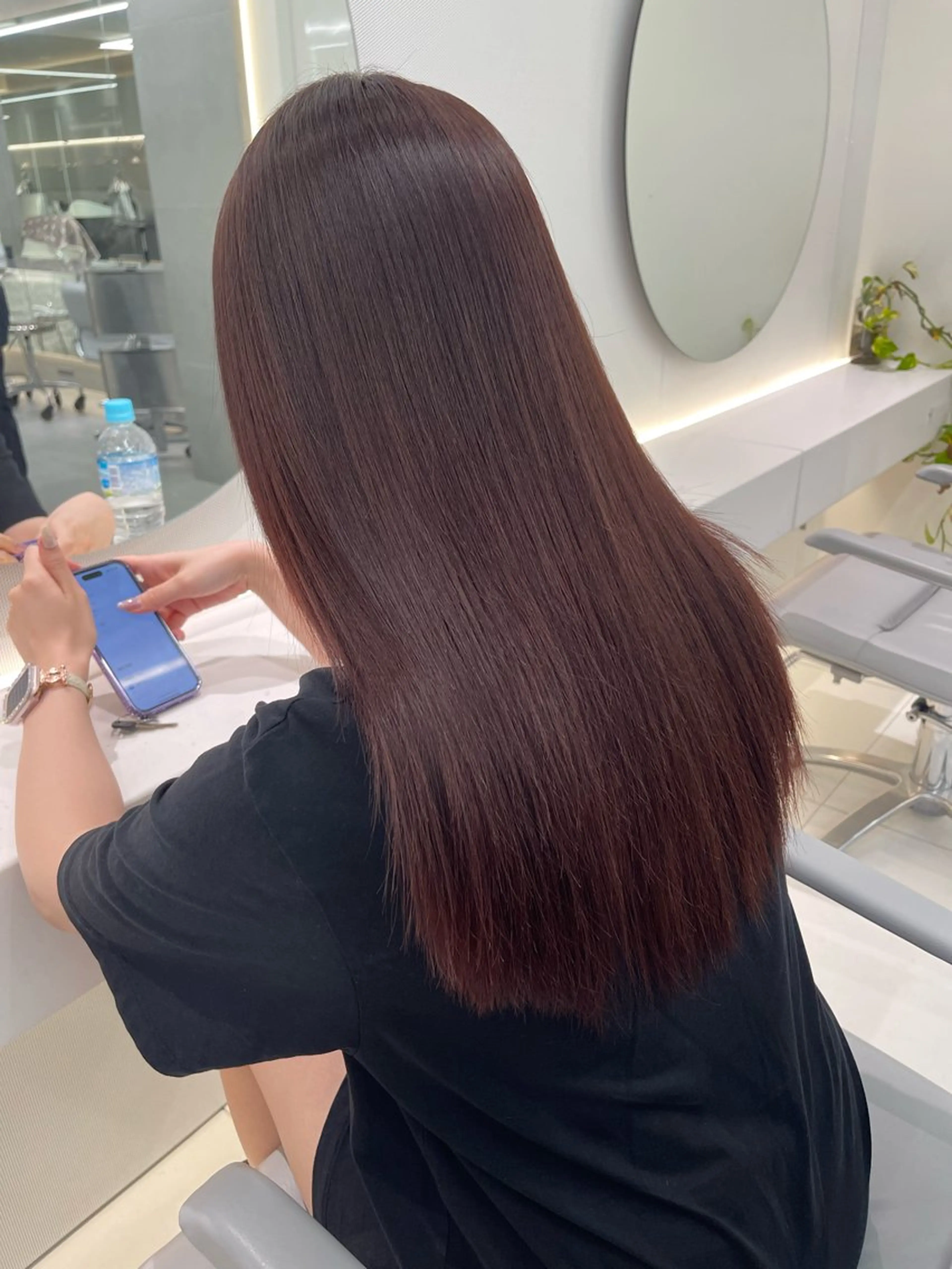 セミロング カラー バレイヤージュ ブリーチ ケアブリーチ ダブルカラー イヤリングカラー トリートメント /カラー/NAOKIのヘアスタイル