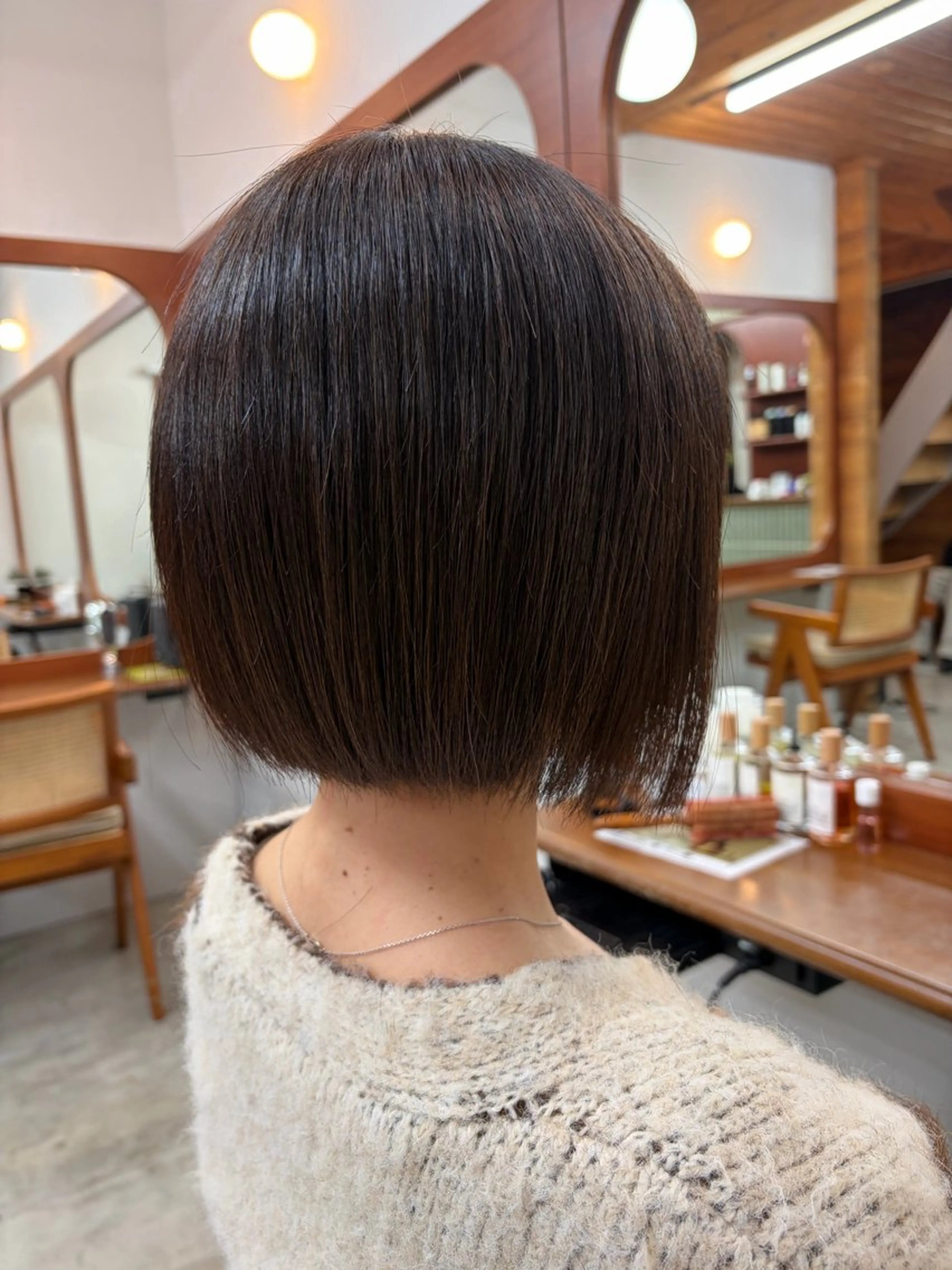 ショート ボブ 杉本 涼音のヘアスタイル