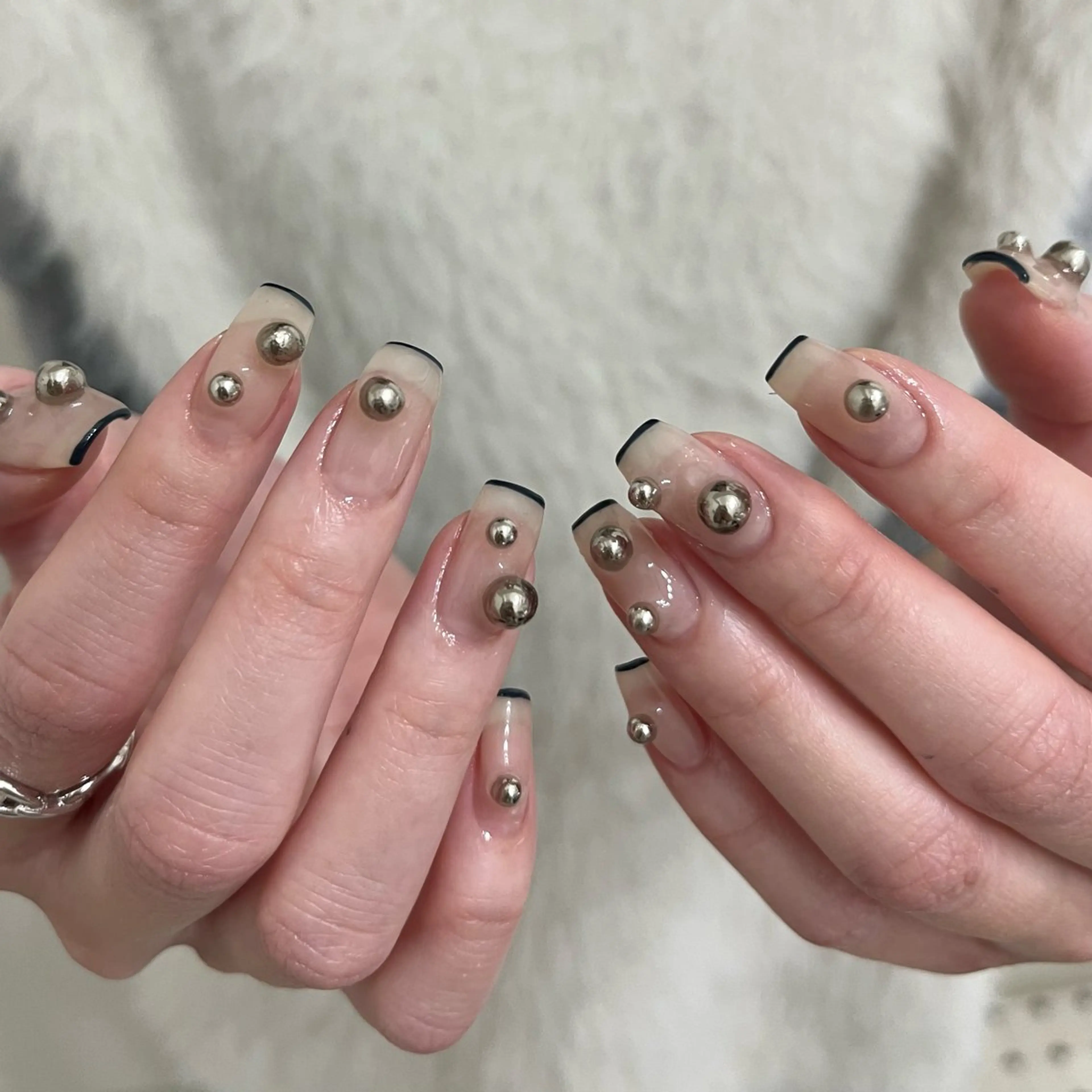 ネイル グリーン ハンドネイル nail salon O (en)所属・vegh. nail／阿波座のネイルデザイン