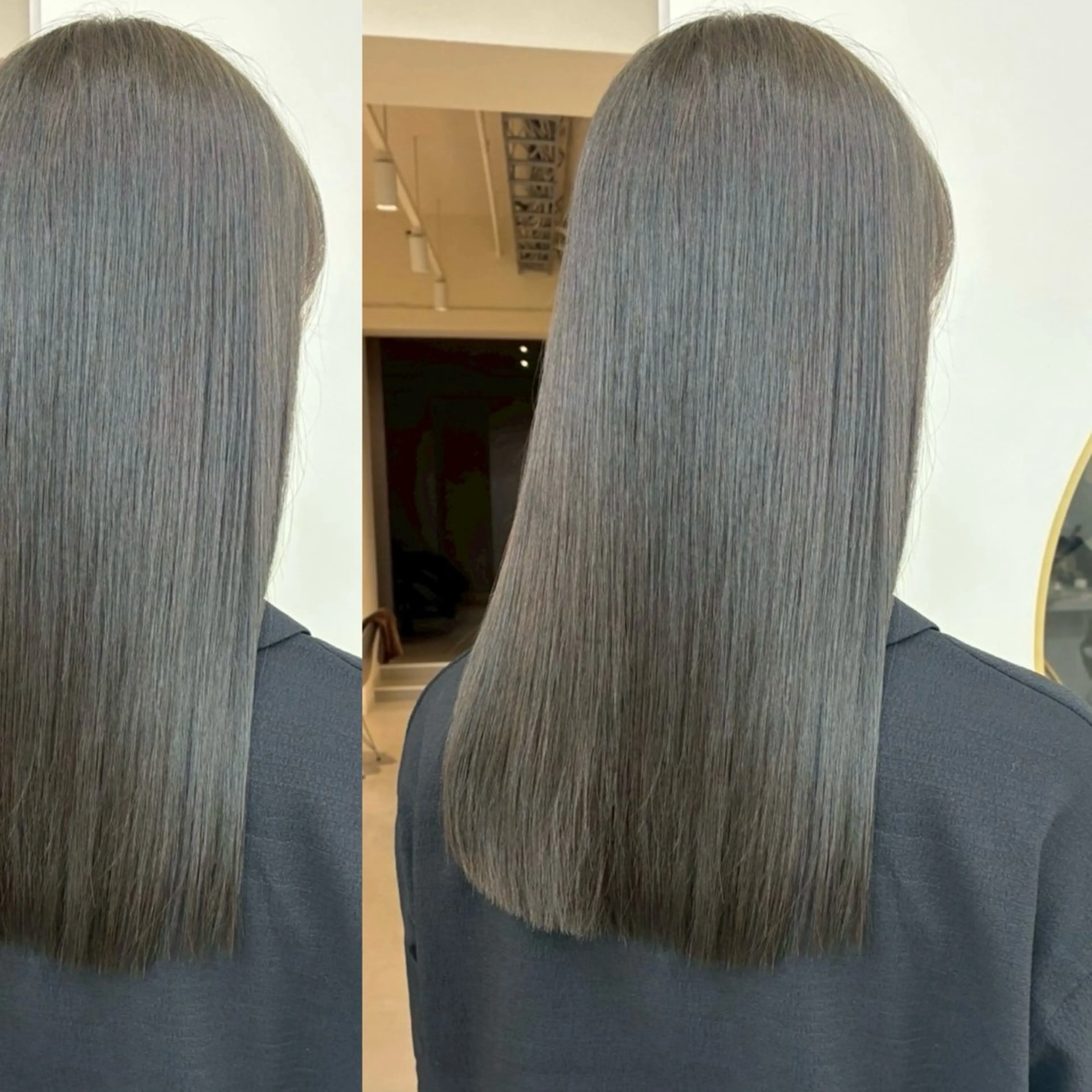 透明感カラー➕極潤トリートメントの写真