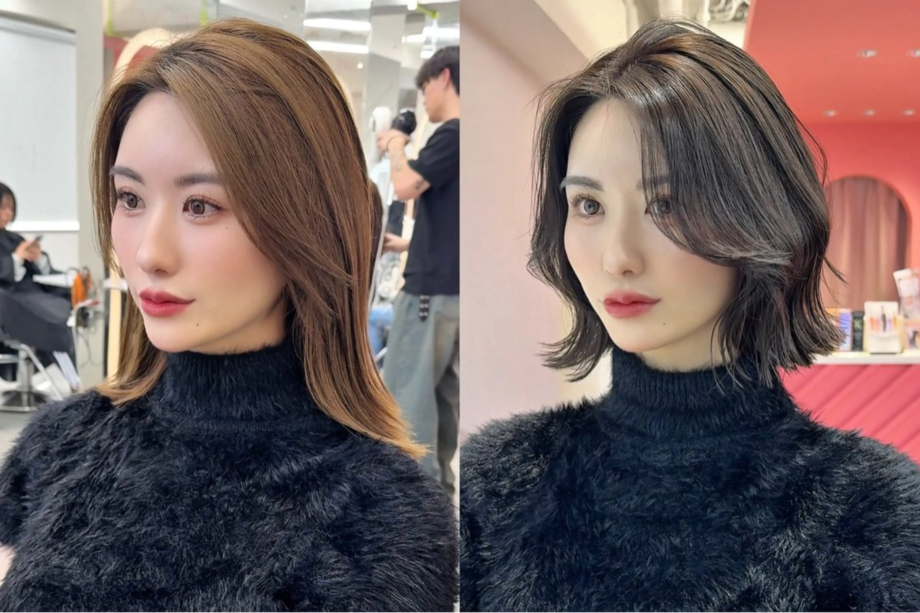 ショート カラー カット ヘアカラー トリートメント 莉乃/縮毛矯正/髪質 改善/艶カラーのヘアスタイル