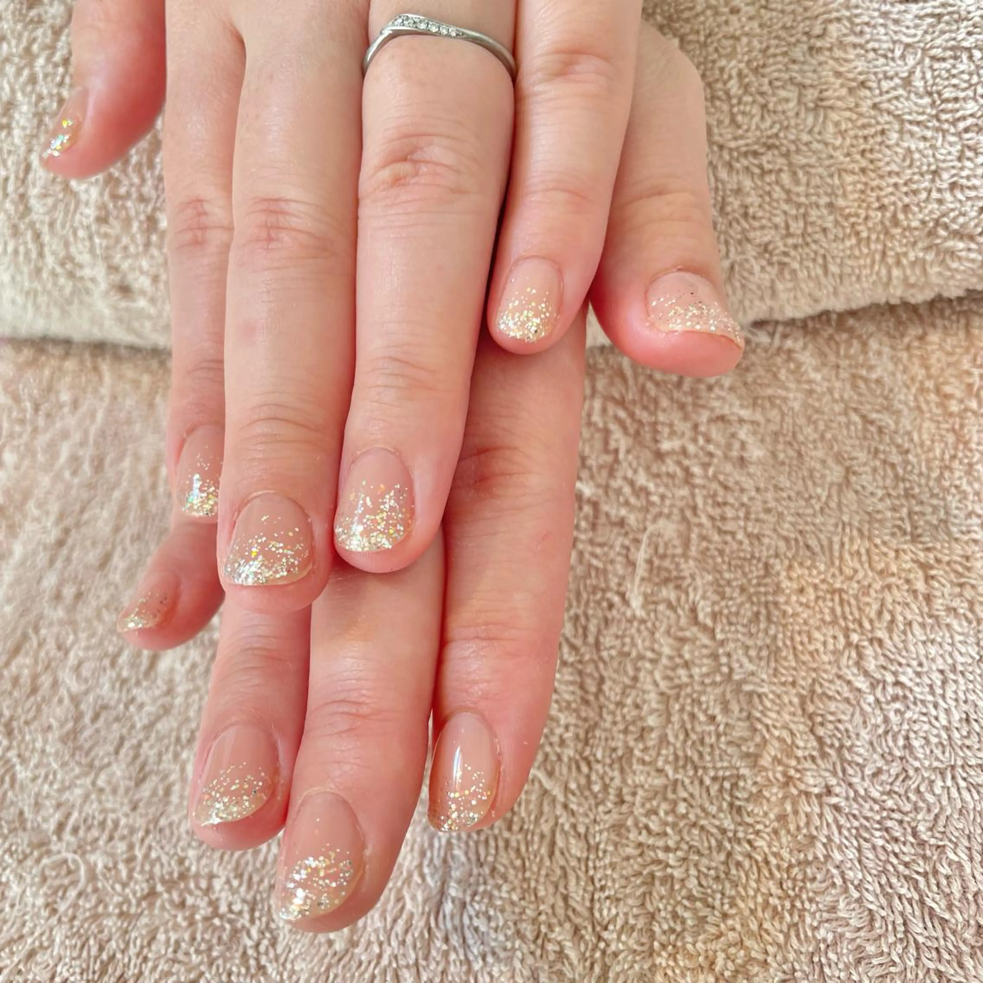 ネイル グラデーション ラメ(グリッター) ラメグラデーション Joint_ nailのネイルデザイン