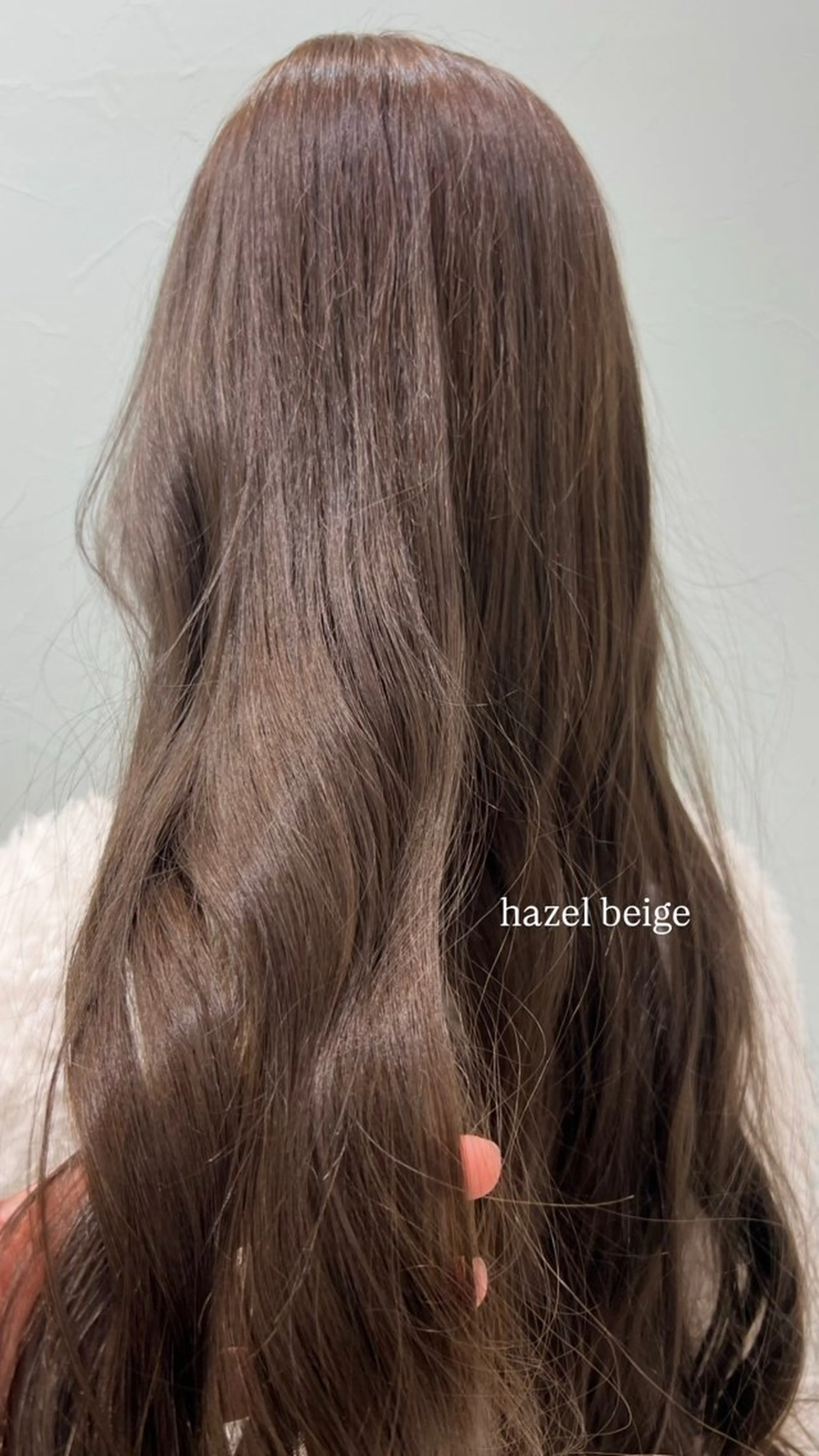 ロング カラー 透明感カラー ダブルカラー 田中 千尋のヘアスタイル