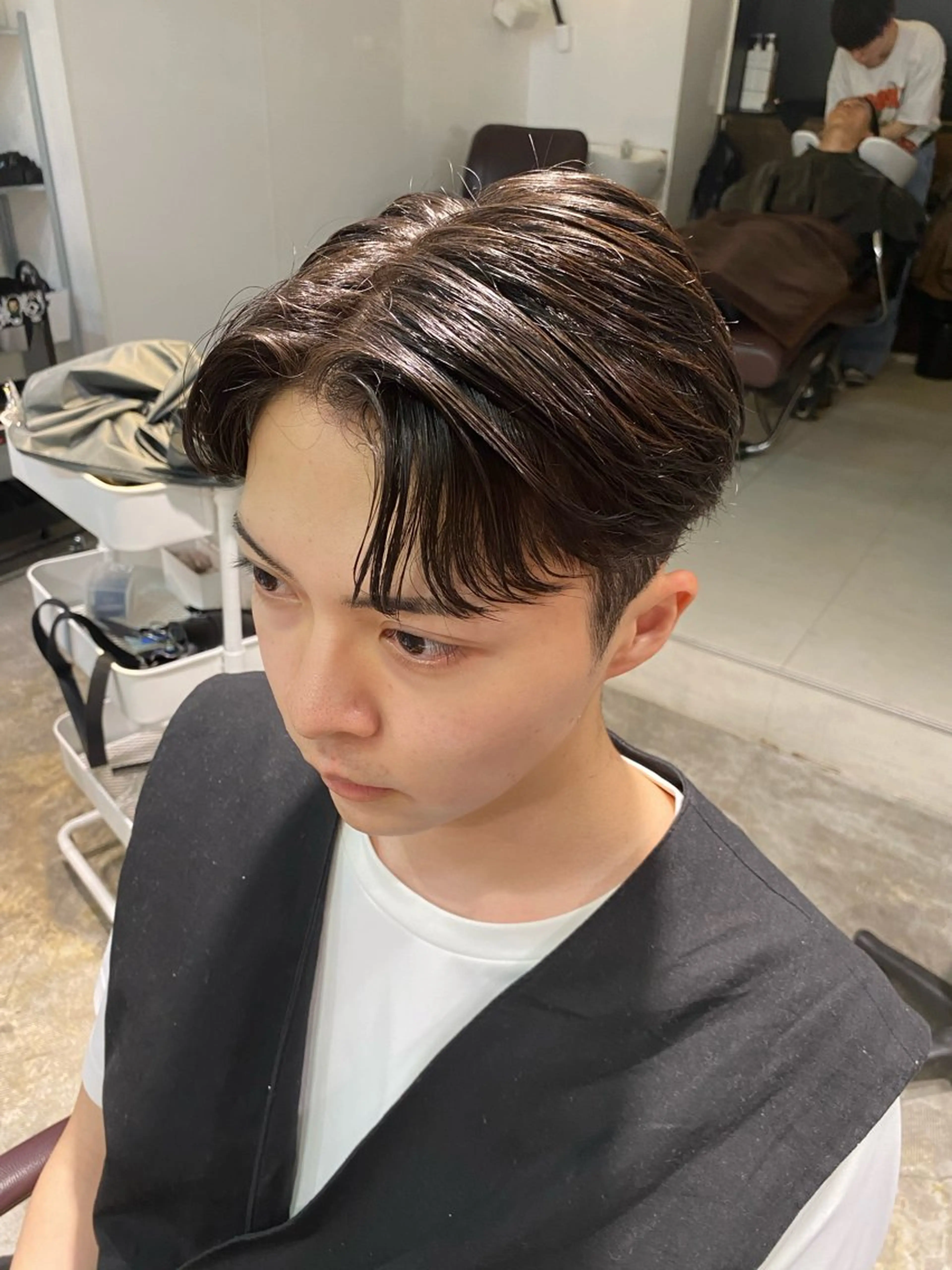 パーマ メンズ カット パーマ パーマ特化/フェザー パーマシャドウ/真生のヘアスタイル