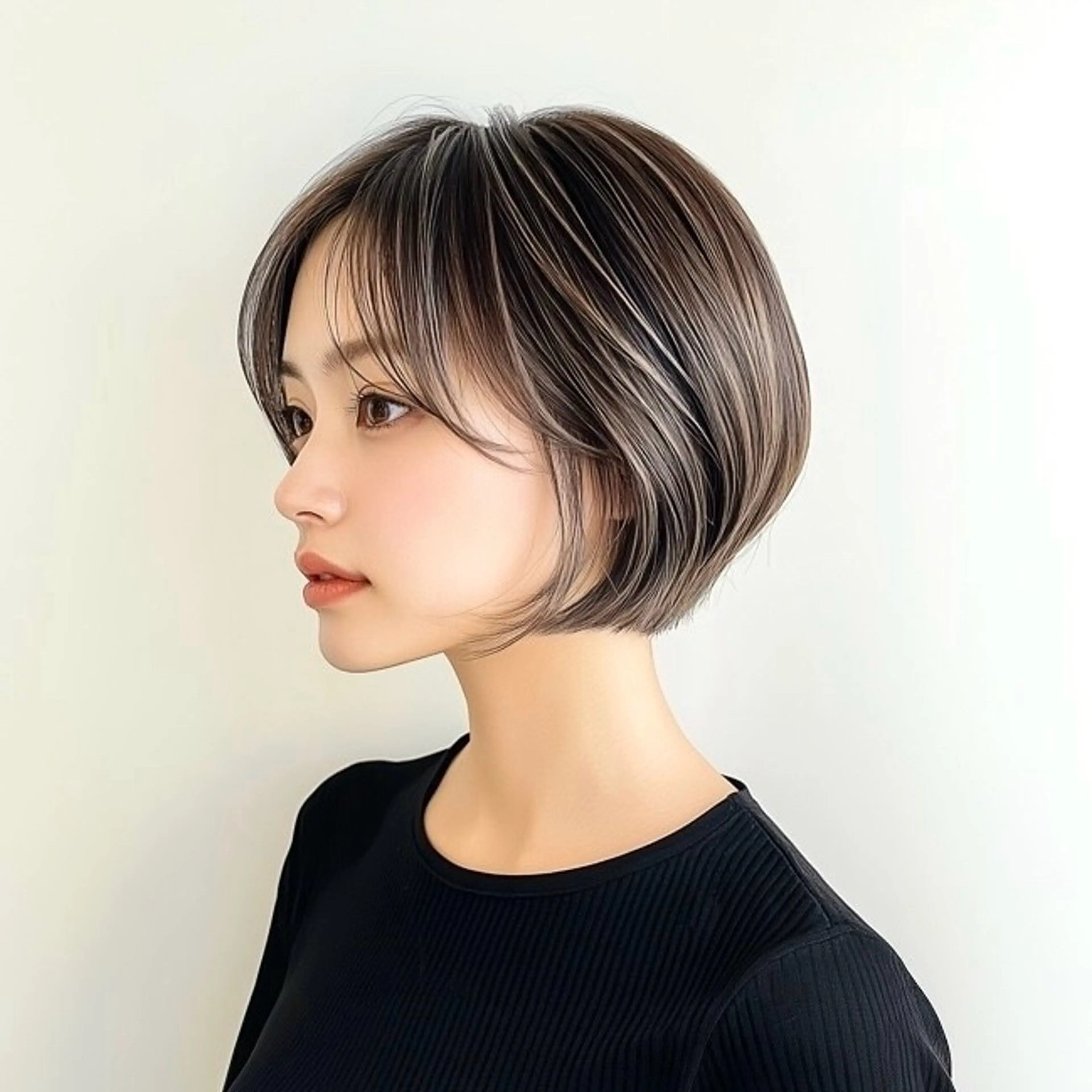 ショート 丸みショート ショートヘア メンズ特化 刈り上げない/金井のヘアスタイル