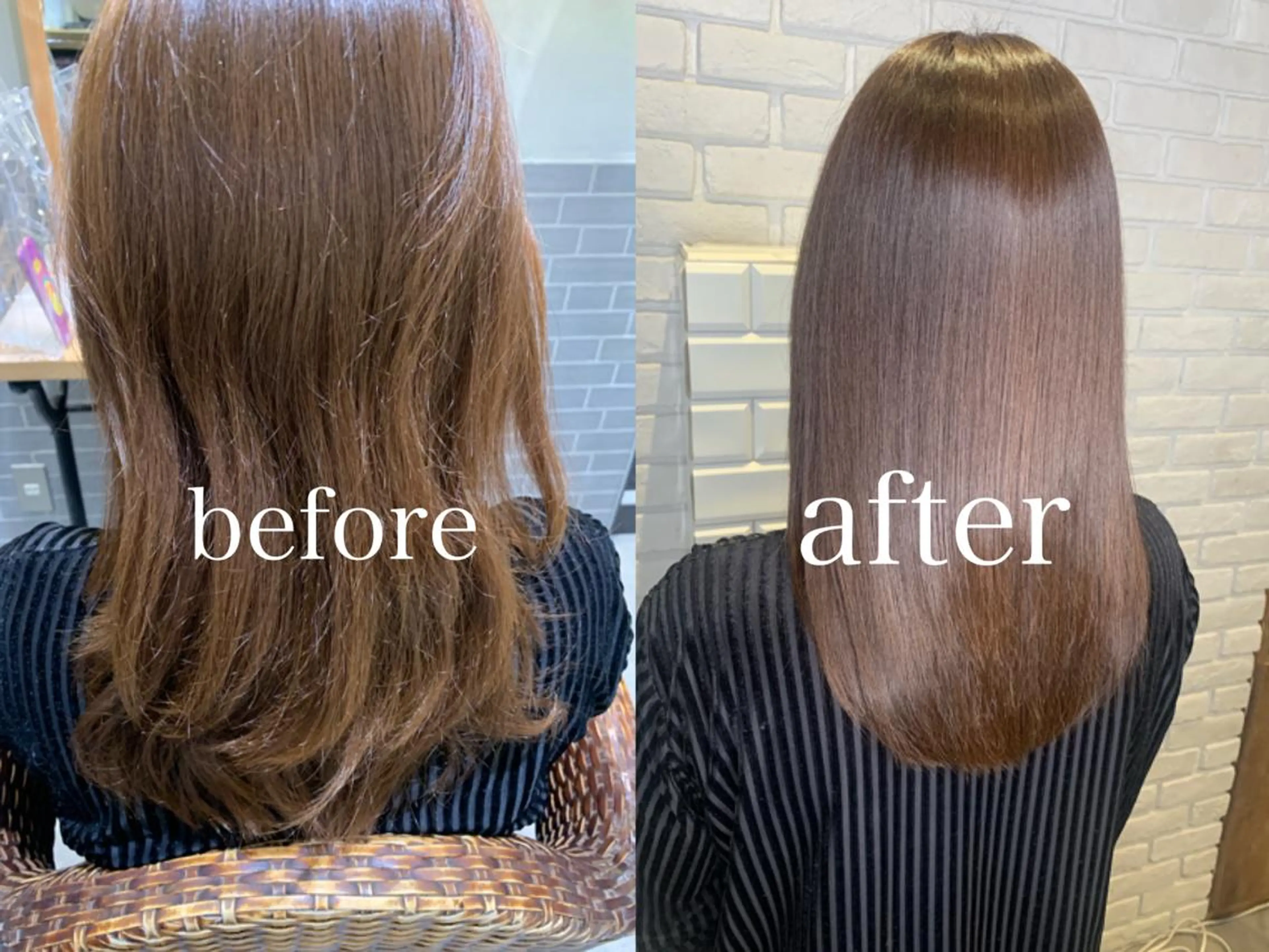 ロング カラー 髪質改善/縮毛矯正 艶カラー/珠聡のヘアスタイル