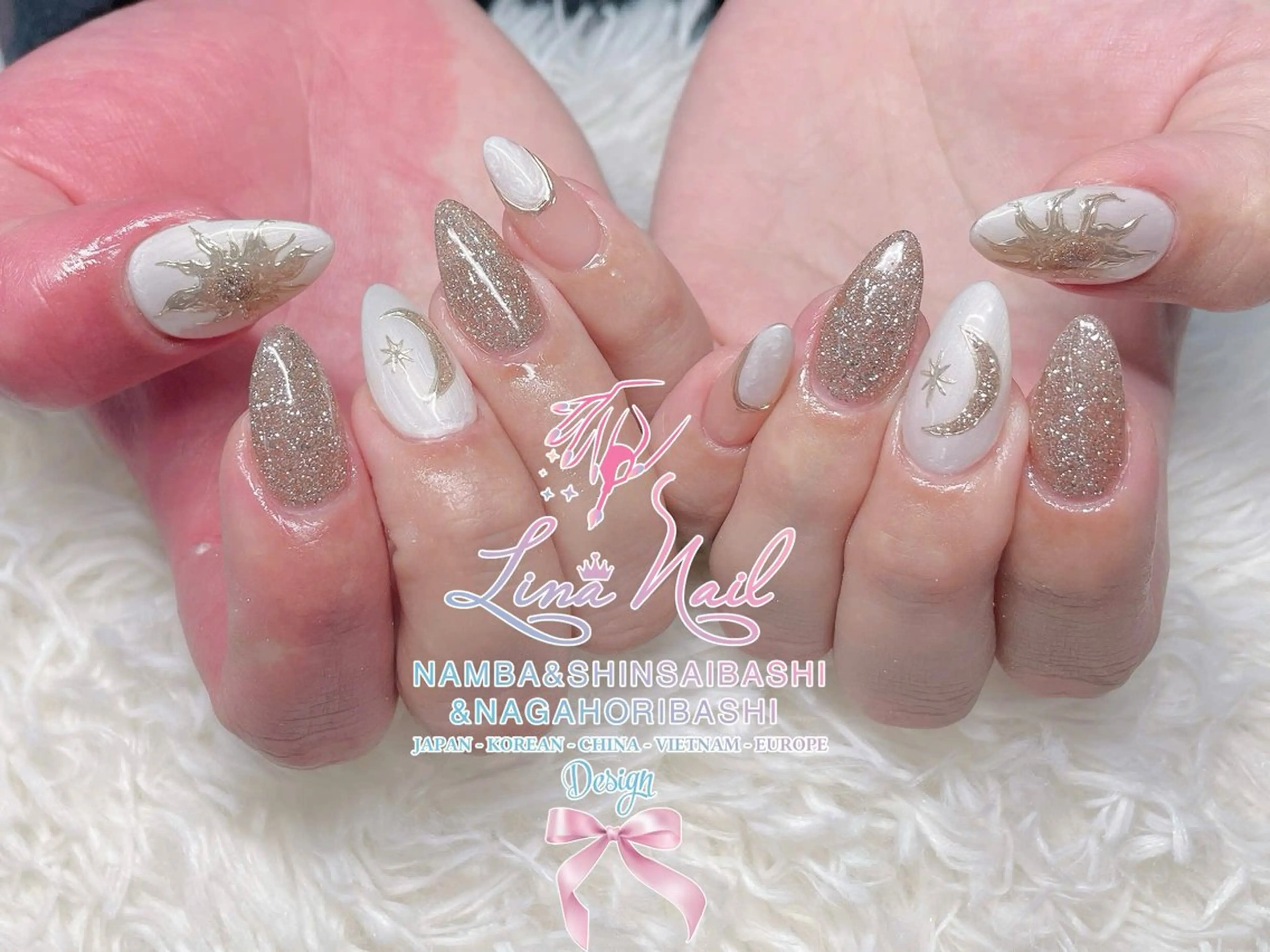 ネイル フットネイル ジェルネイル 持ち込み ネイルチップ ハンドネイル リナネイル 長堀橋店／東心斎橋店のネイルデザイン