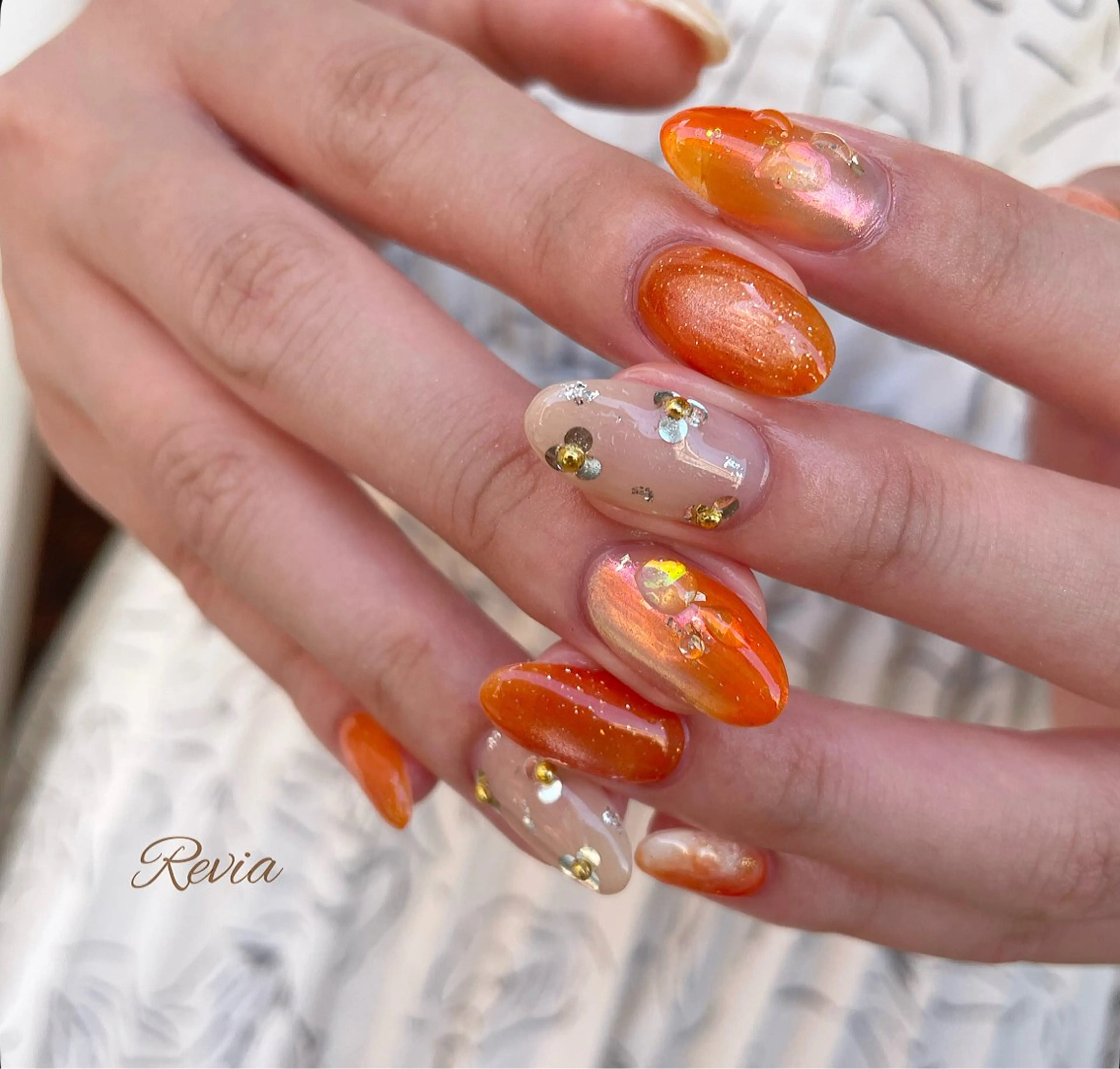 ネイル ハンドネイル revia所属・ERI Nailistのネイルデザイン