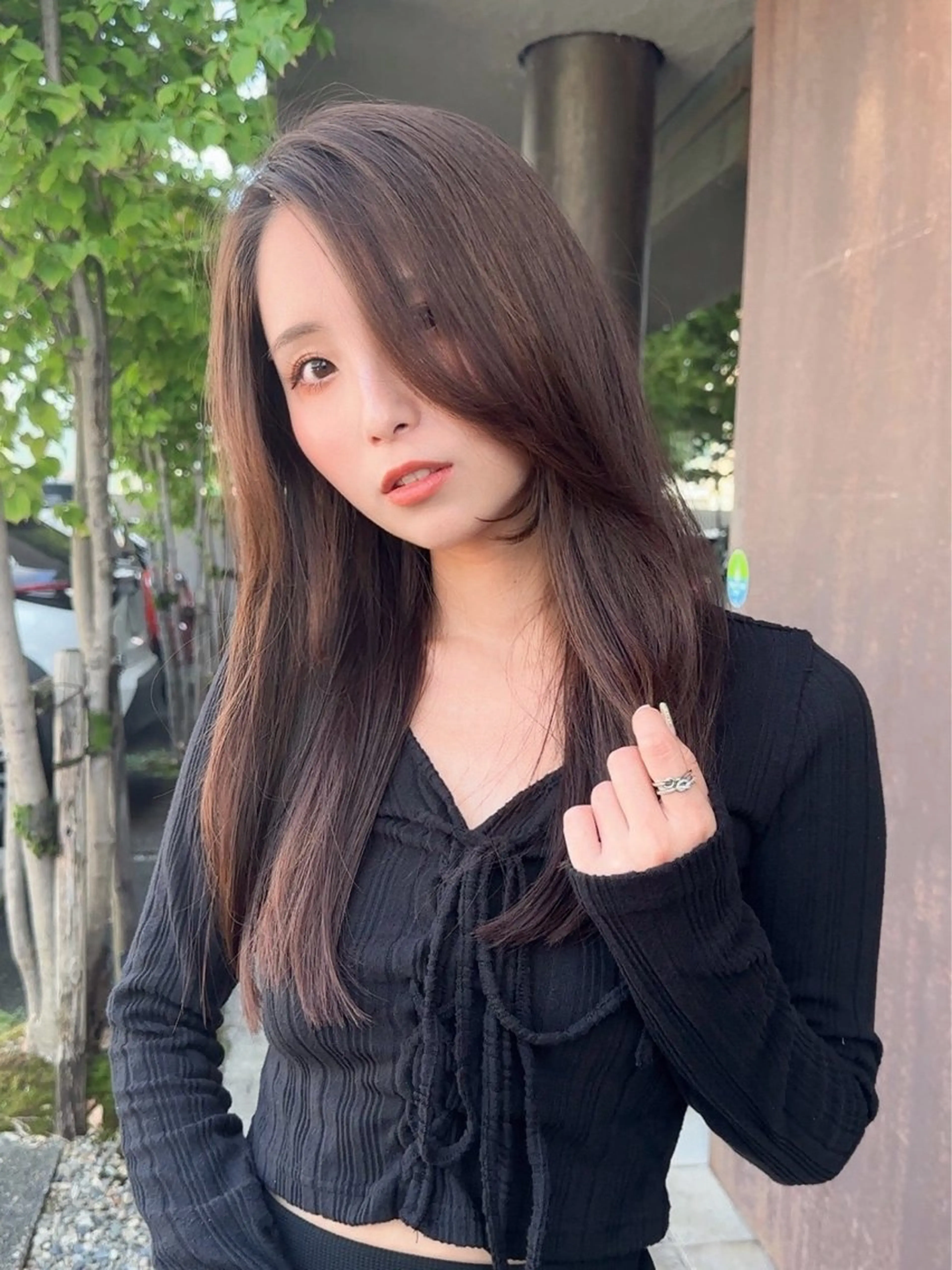 ロング 韓国風ヘア レイヤーカット トリートメント 韓国ヘア/レイヤー /大嶽佑馬のヘアスタイル