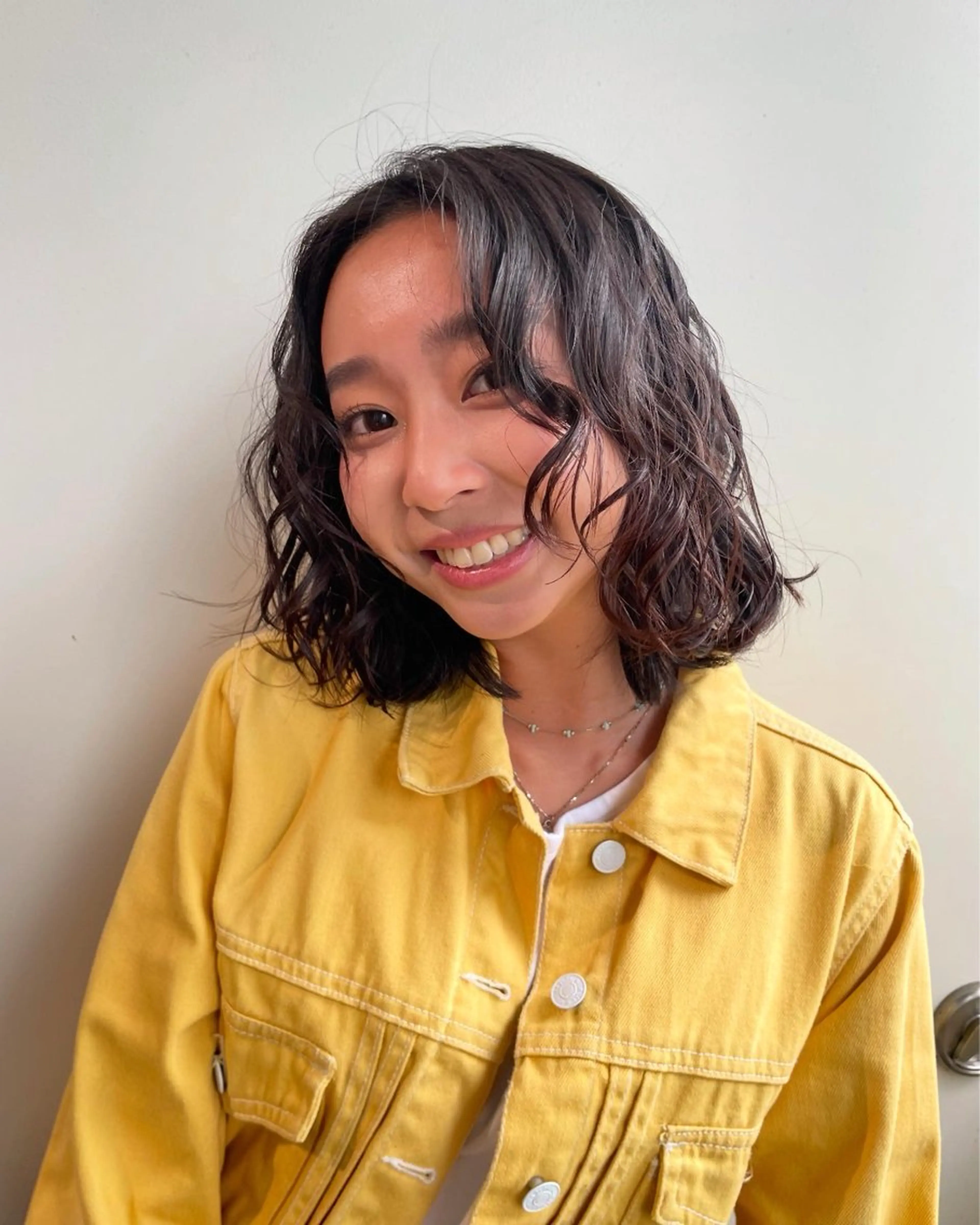 ミディアム パーマ カット パーマ トリートメント Toiro 横浜所属・🎀レイヤー/パーマ カラー/ai🎀のヘアスタイル