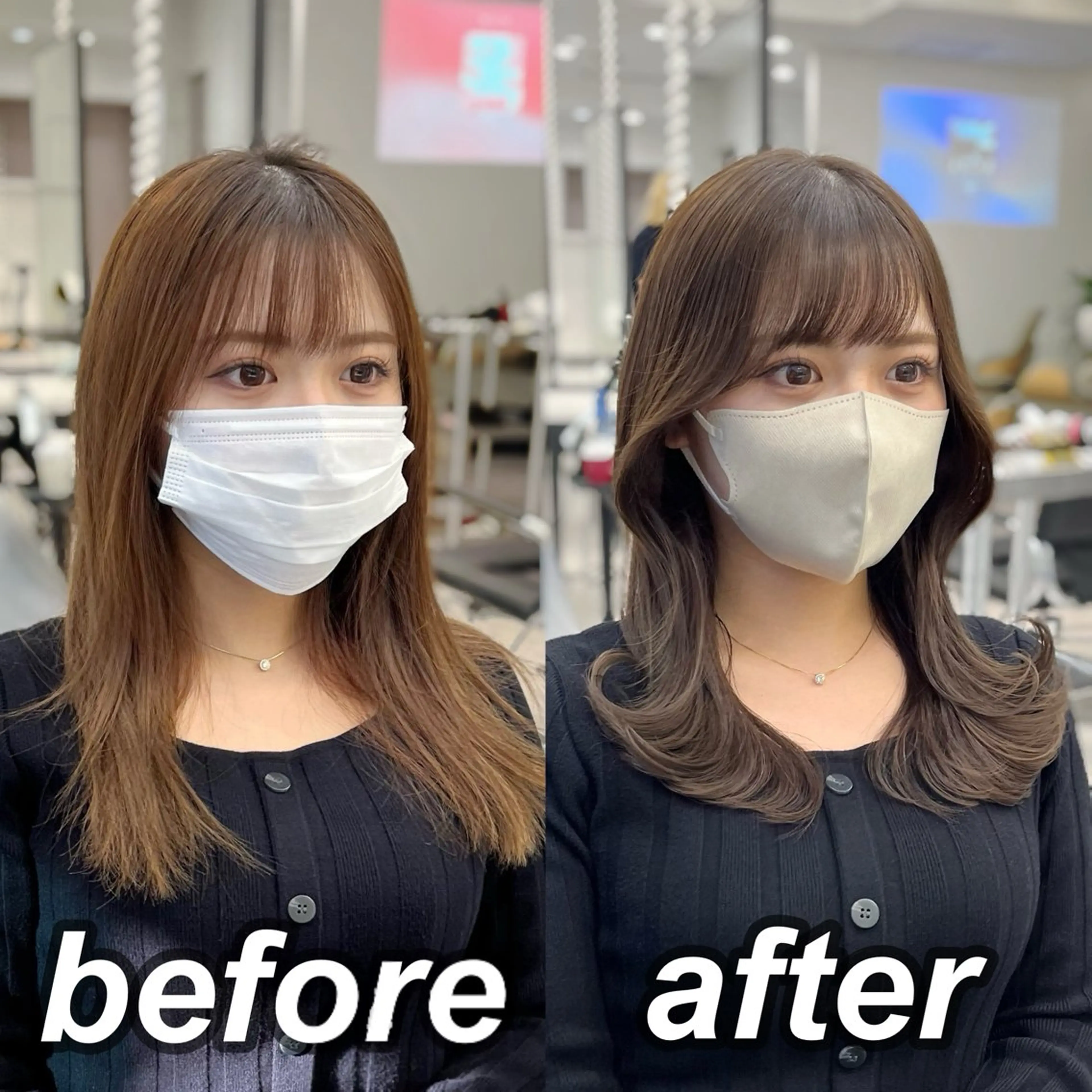 セミロング カラー パーマ ヘアアレンジ メンズ メンズ韓国風 くびれヘア 韓国風ヘア レイヤーカット 韓国ヘア×2way 🇰🇷和知拓郎のヘアスタイル