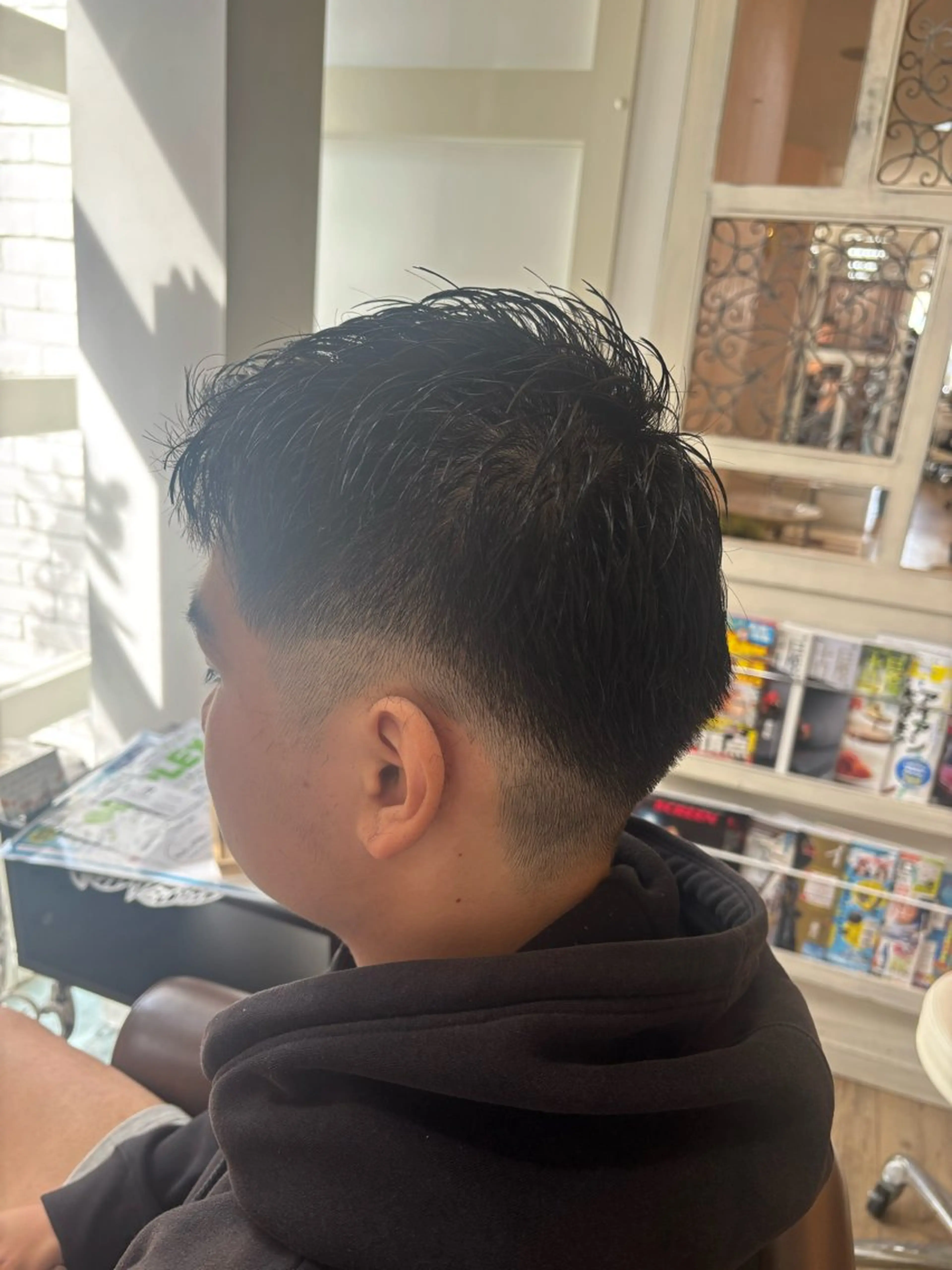 メンズ フェードカット 杉山 七海のヘアスタイル