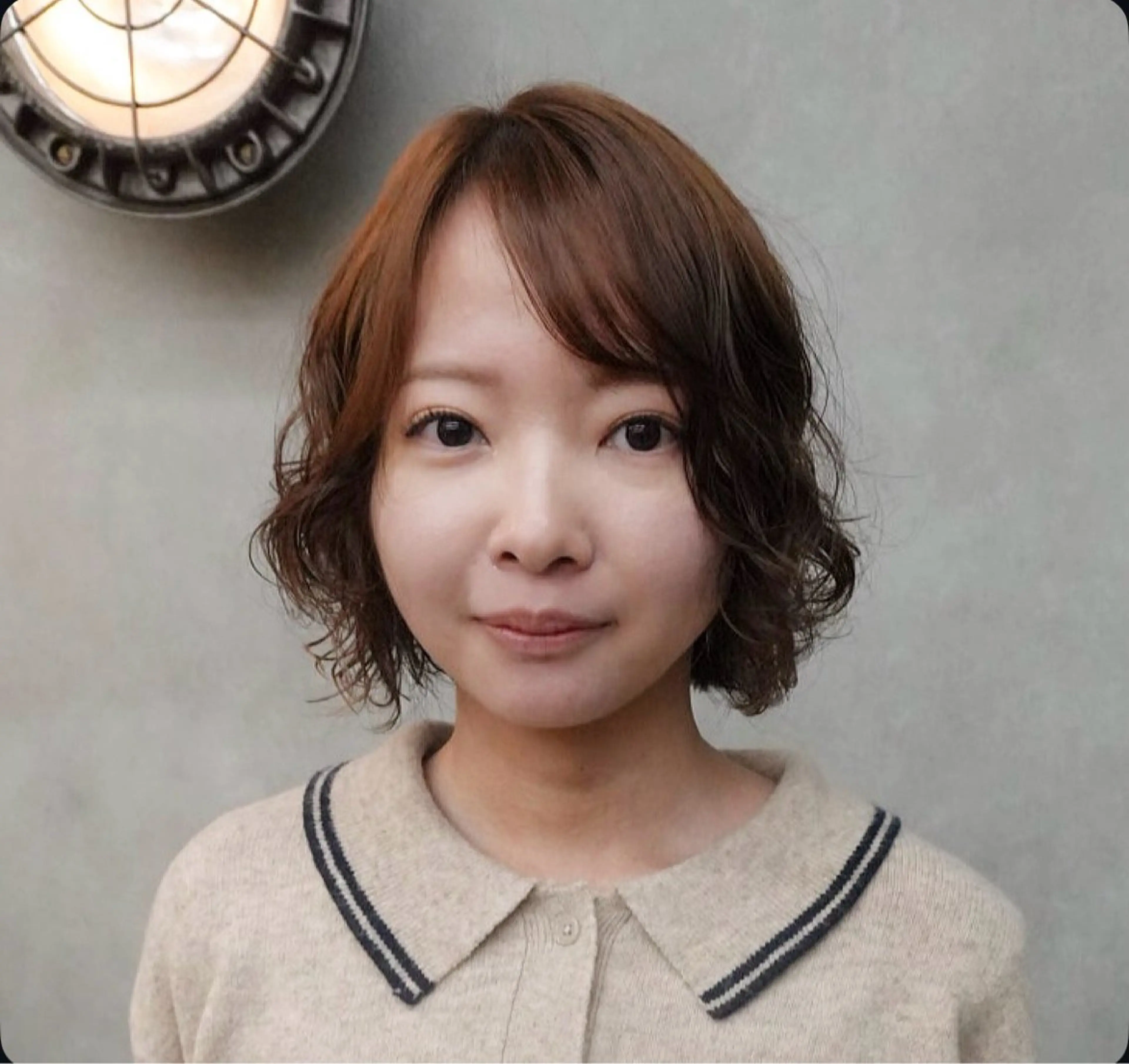 ショート パーマ カット パーマ レディースパーマ🍭 /大阪/福島駅/りなのヘアスタイル