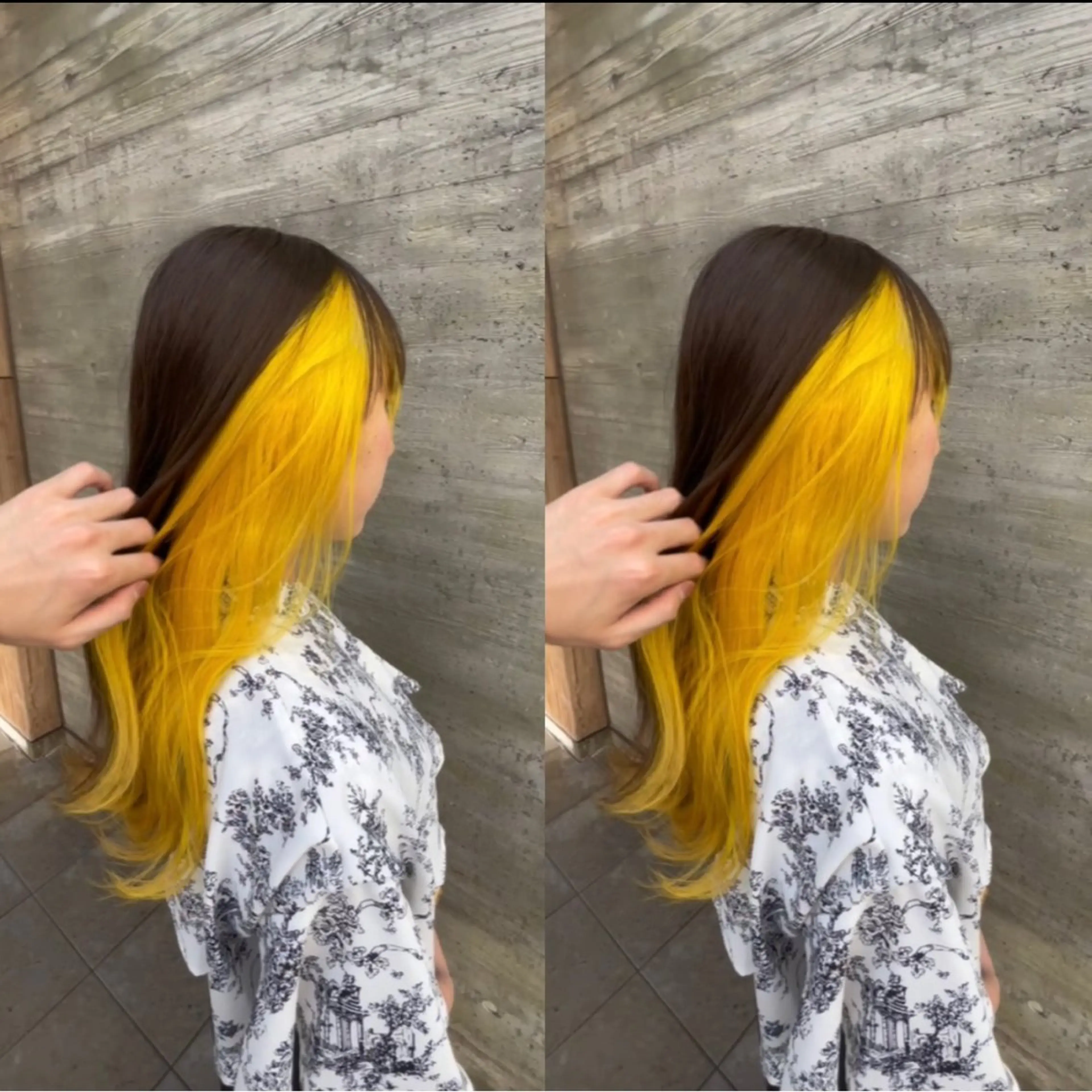 ロング カラー ブリーチ ケアブリーチ デザインカラー イヤリングカラー ハイトーンカラー カット ヘアカラー トリートメント オージュアソムリエ DAIKI⭐️のヘアスタイル