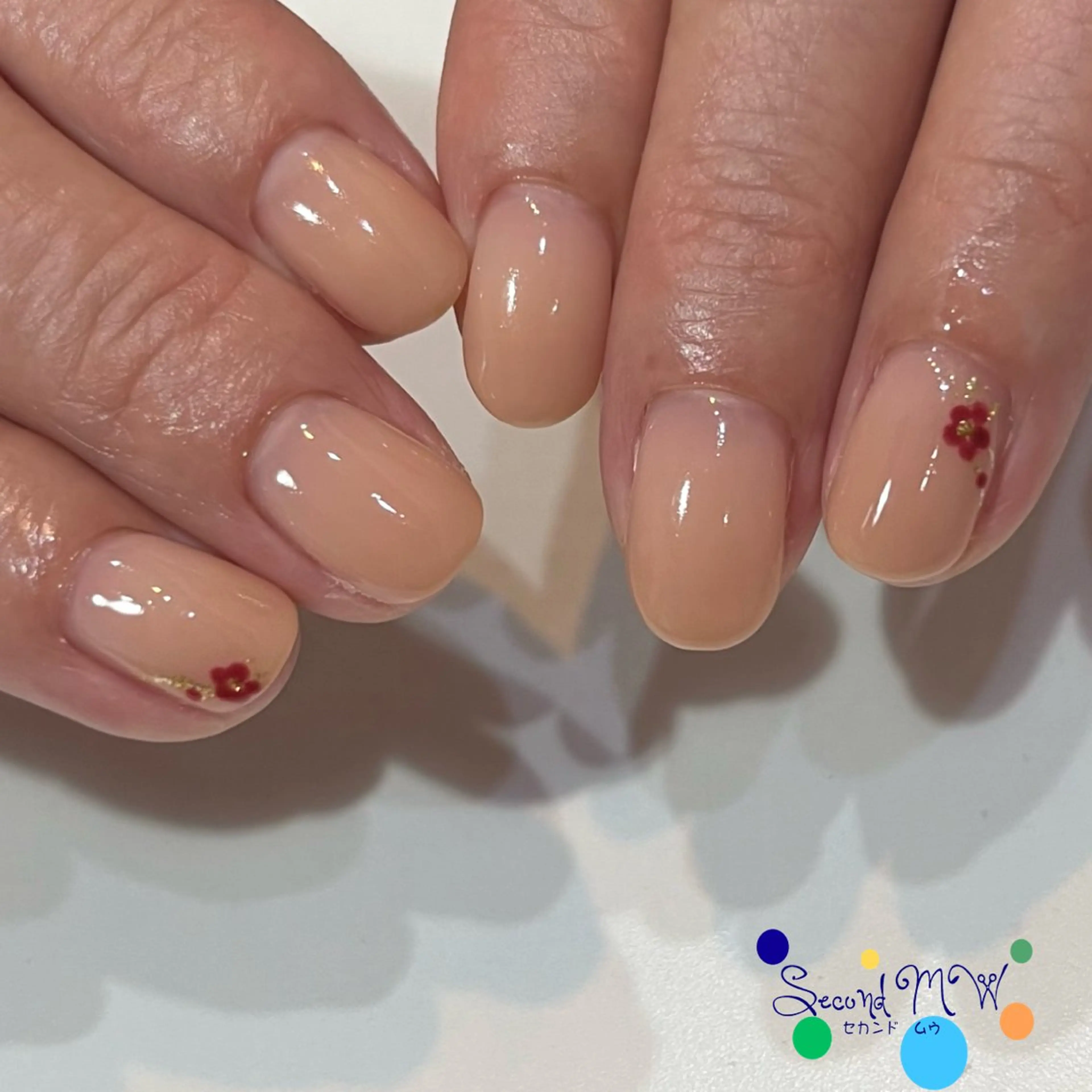 ネイル アートネイル グラデーション ワンカラーネイル シンプルネイル ハンドネイル フットネイル Second   MW所属・SecondMW _nail 　川連のネイルデザイン