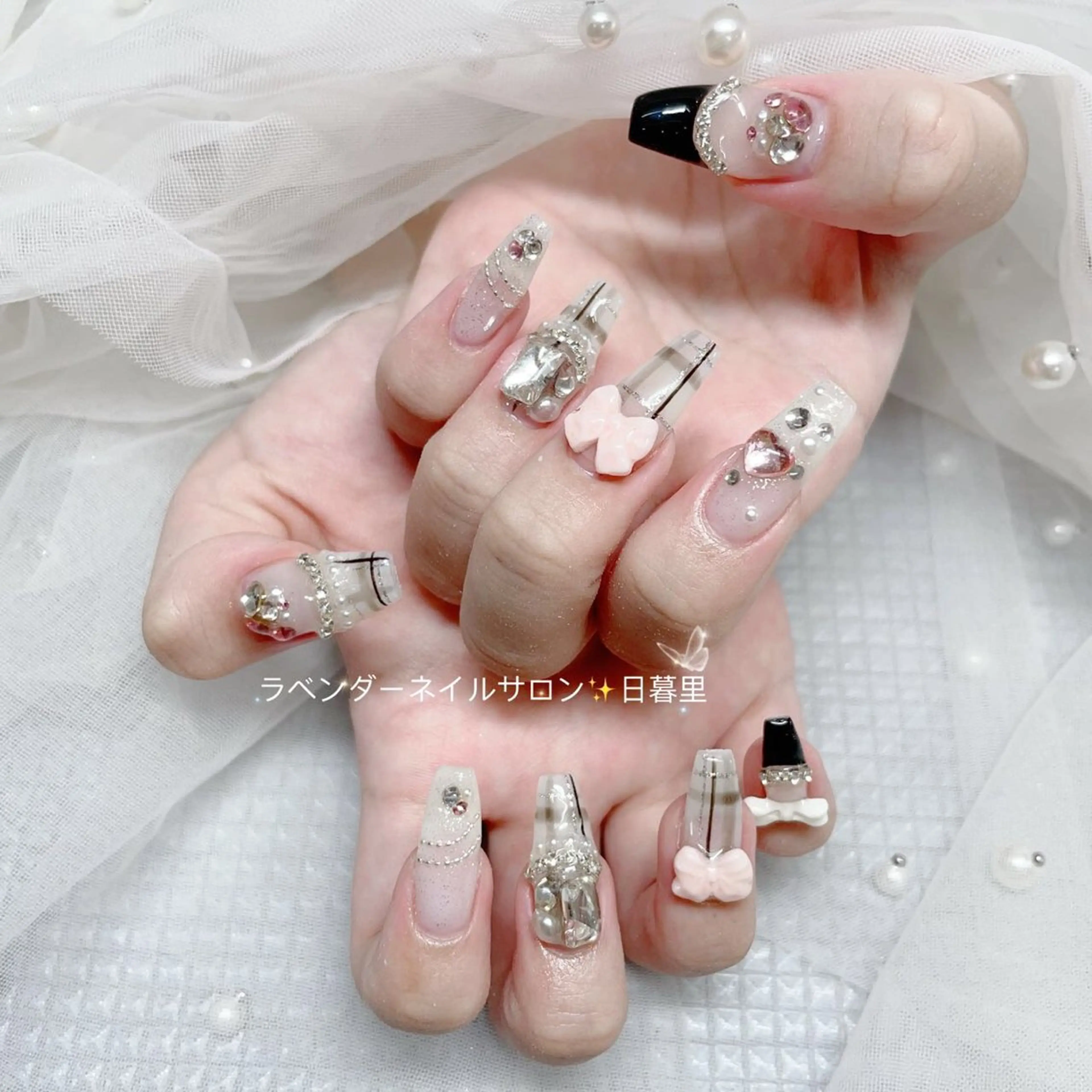 ネイル ラベンダー💖日暮里 ルル💖ネイルのネイルデザイン