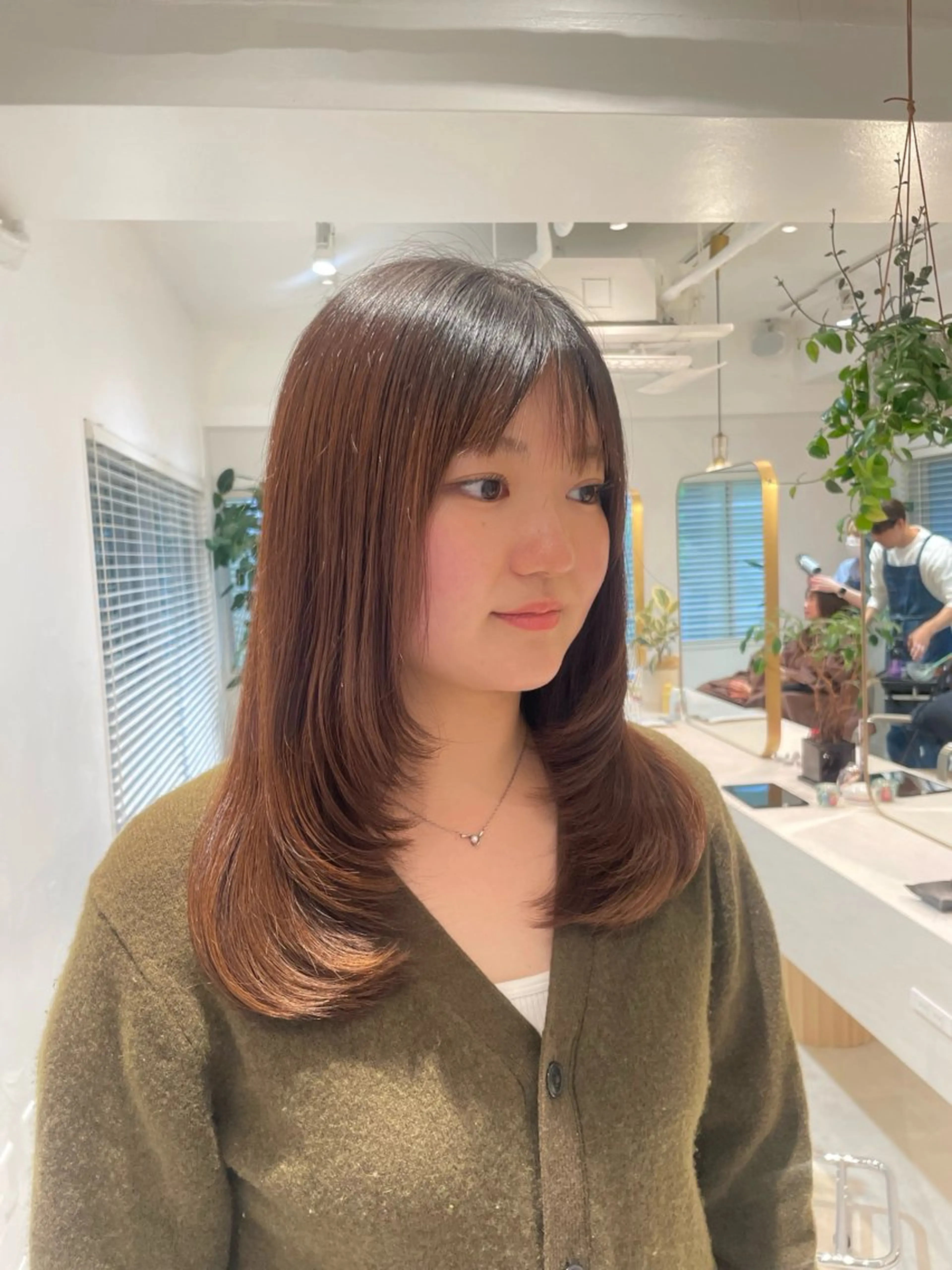 ロング BRIGHT所属・🤍恵比寿/透明感/ 小顔カット🤍アズサのヘアスタイル