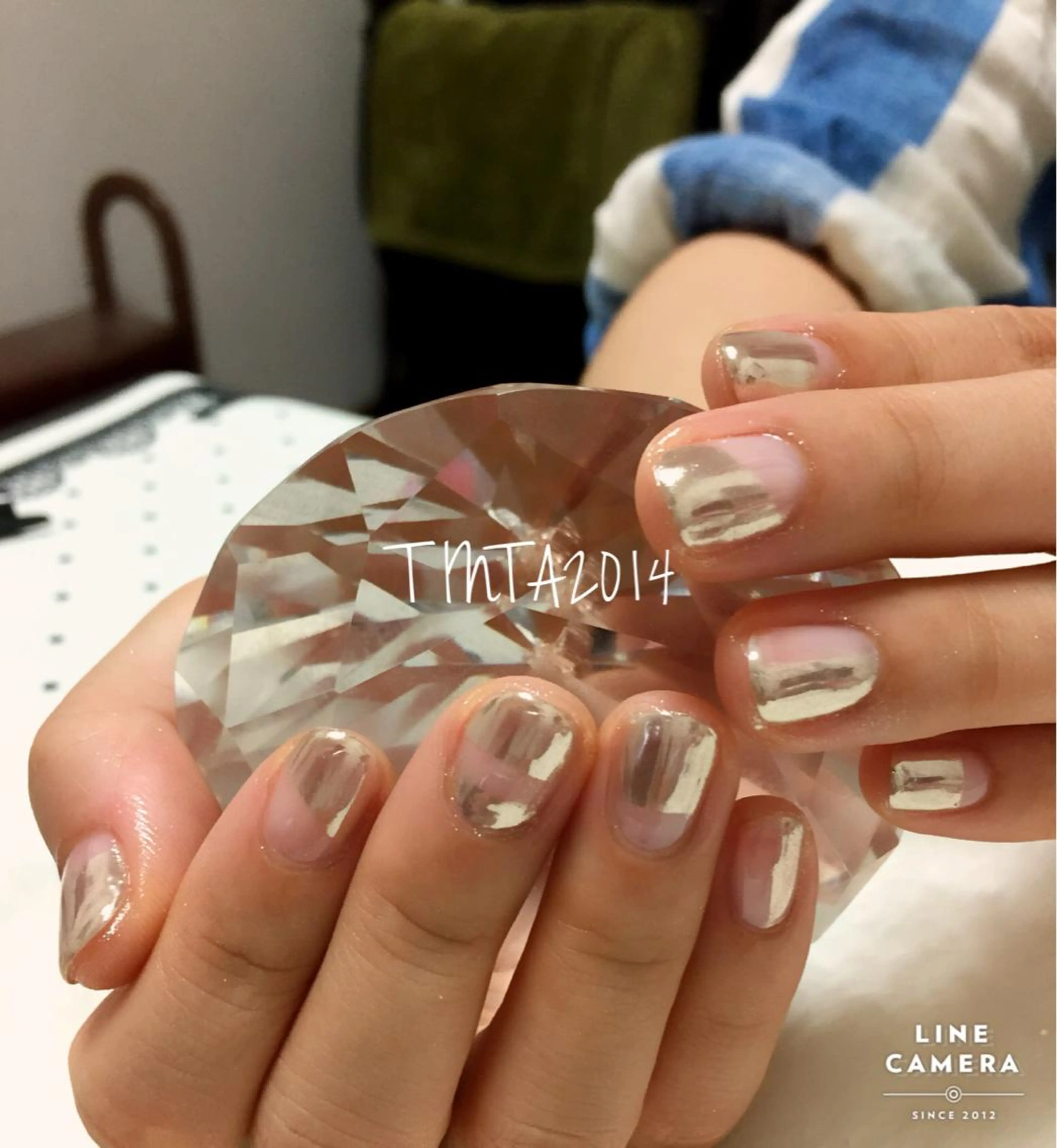 ネイル ミラーネイル ネイルサロン ティンタ所属・馬場 典子のネイルデザイン