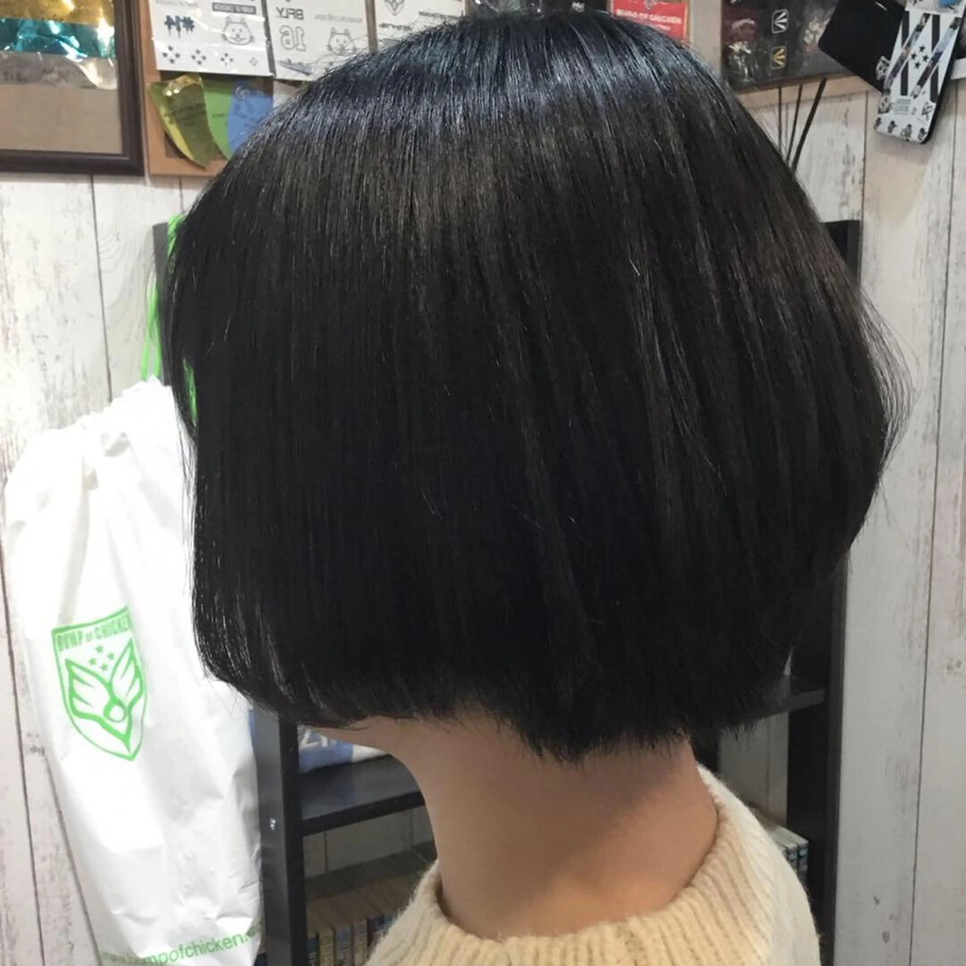 ショート カラー パーマ 金崎 新吾のヘアスタイル