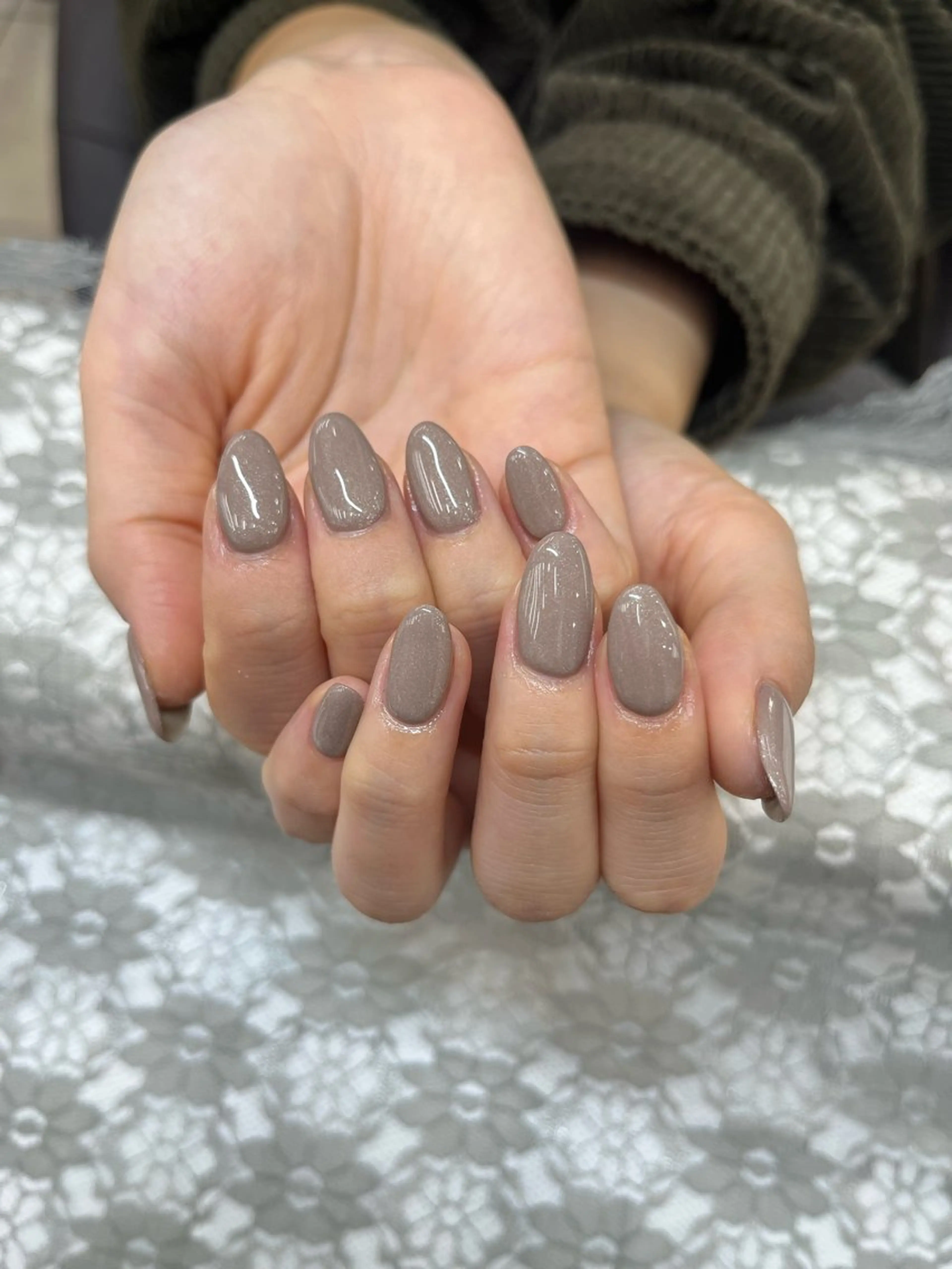 ネイル ラメ(グリッター) ワンカラーネイル MAXKELLY YUNAのネイルデザイン