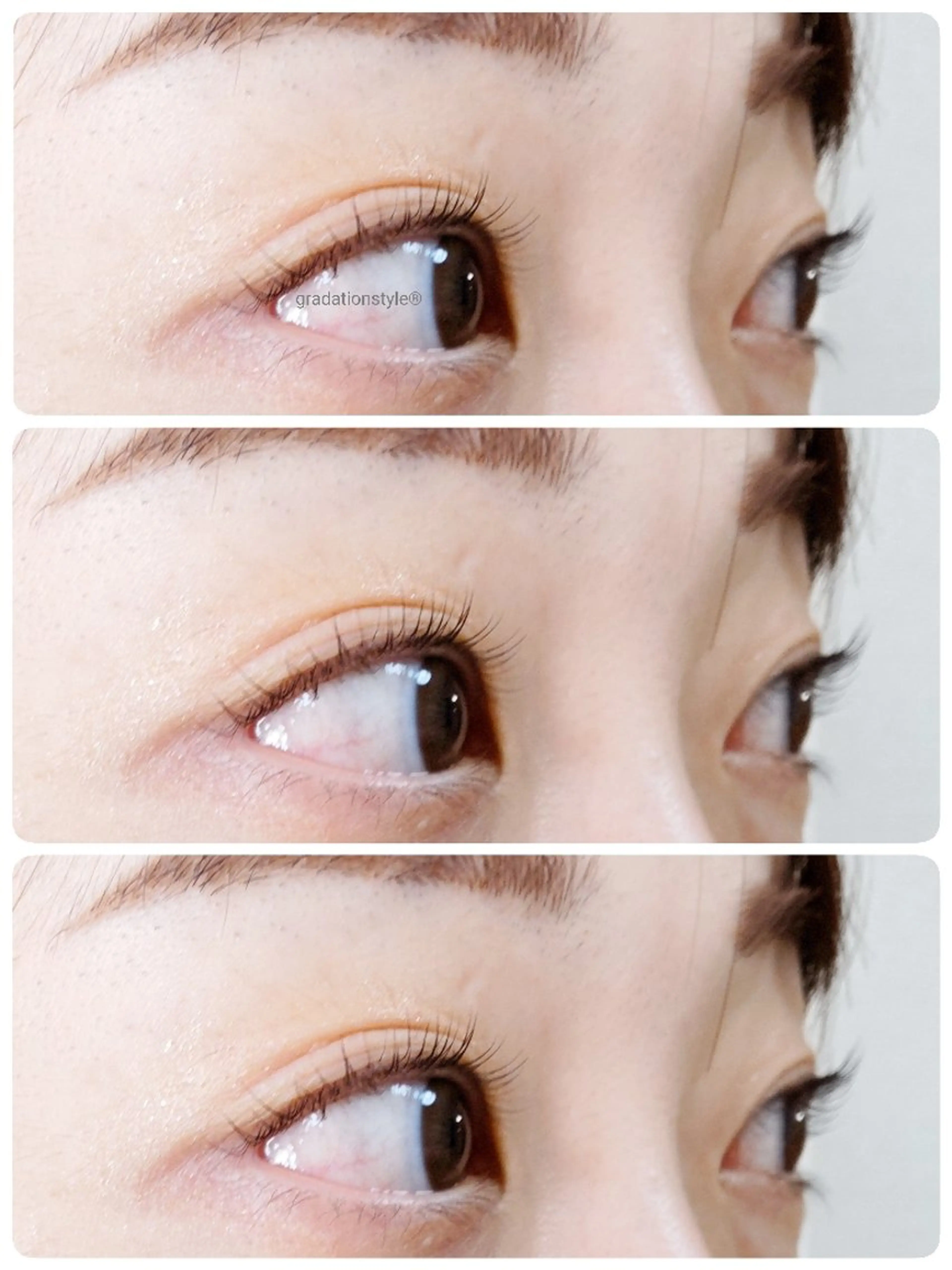 マツエク・マツパ 一重×まつ毛パーマ 🎼グラデーション スタイル札幌♫*⁠✧のマツエク・マツパデザイン